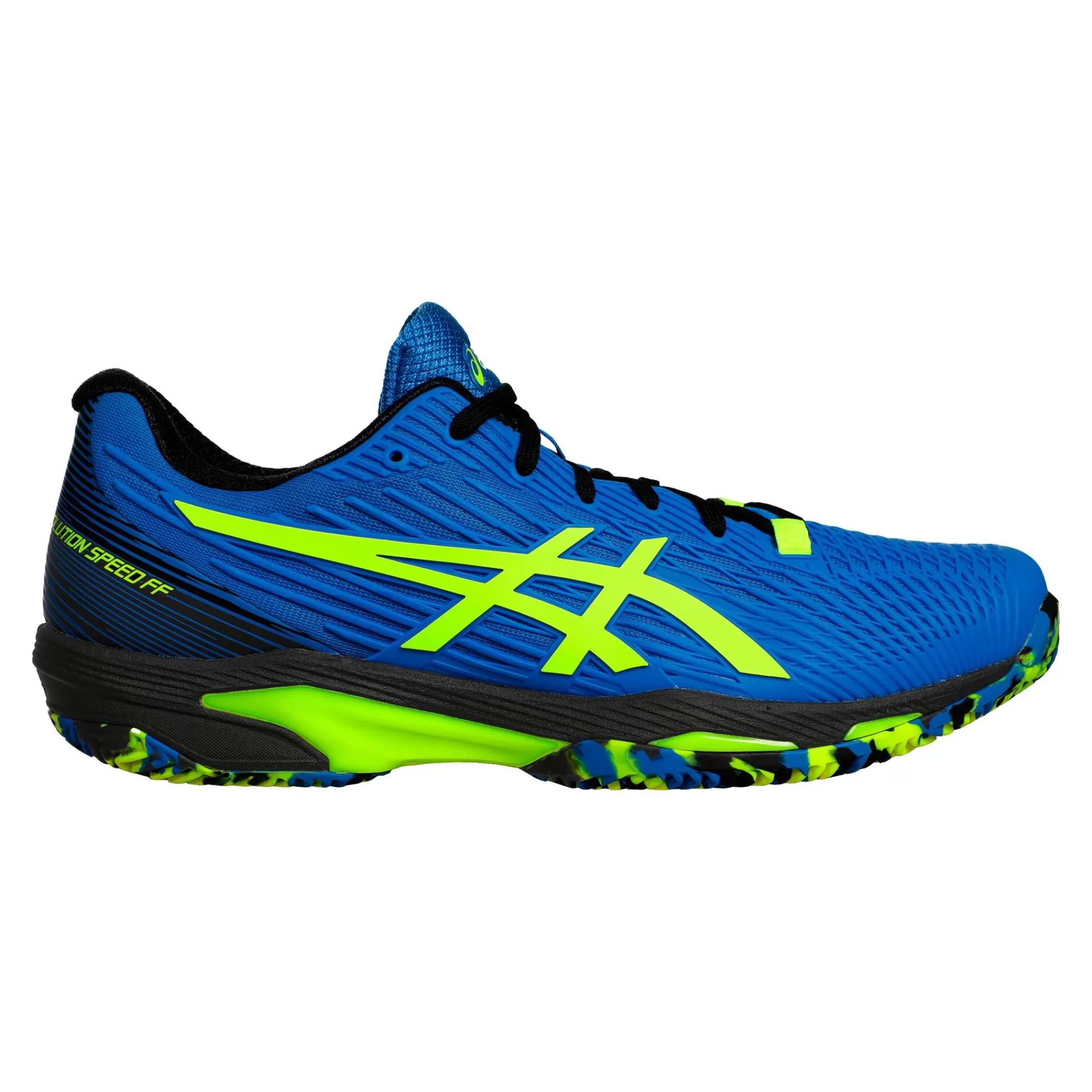Solution Speed FF2 Clay Court Shoe Men - Blue, Neon Yellow>ASICS Outlet