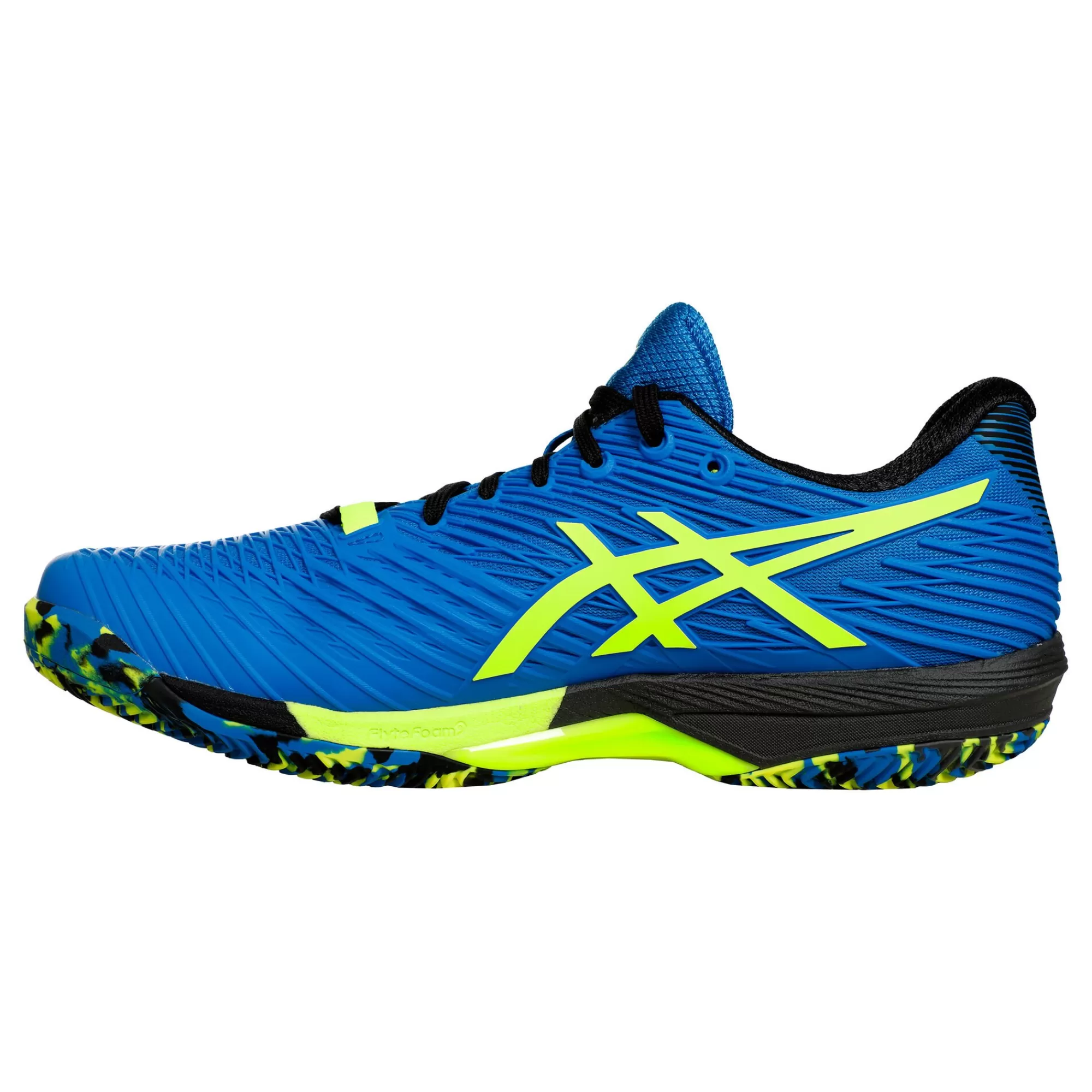 Solution Speed FF2 Clay Court Shoe Men - Blue, Neon Yellow>ASICS Outlet