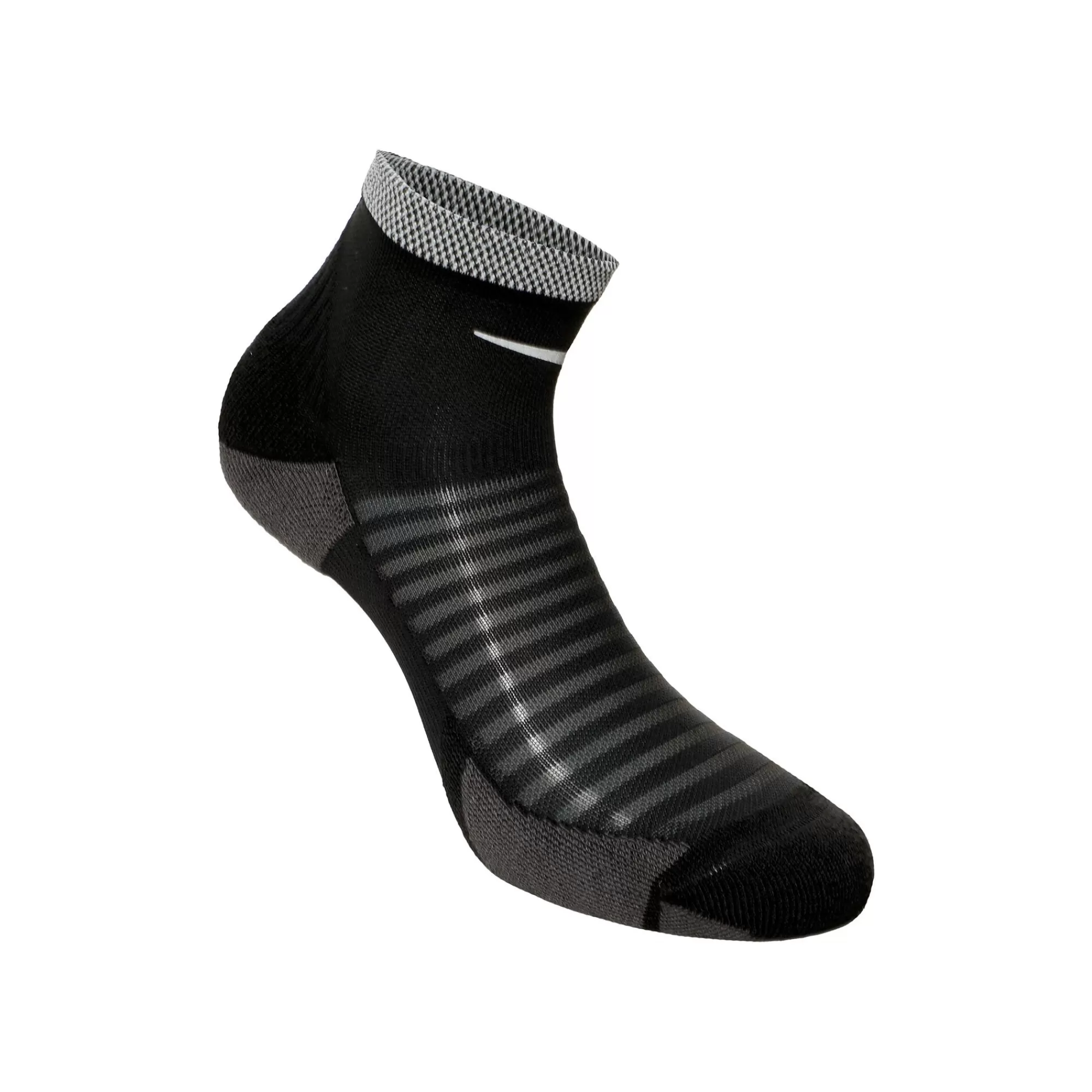 Spark Cushioned Ankle Running Socks - Black, Grey>Nike Clearance