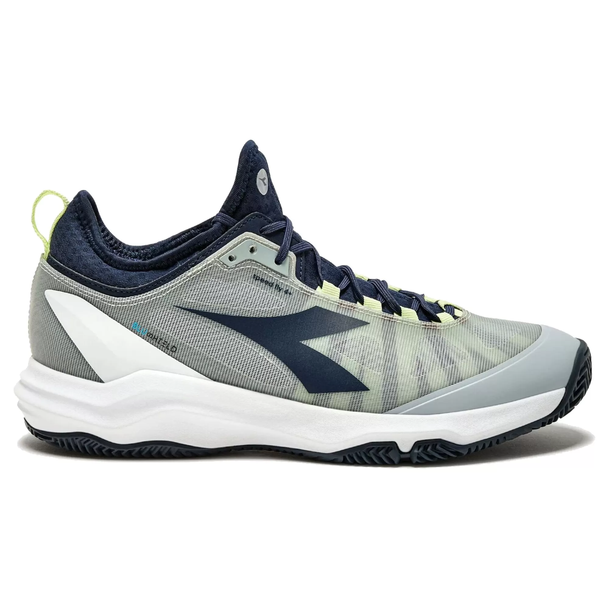 Speed Blushield Fly 4 + Clay Court Shoe Men - Grey, Blue>Diadora Online