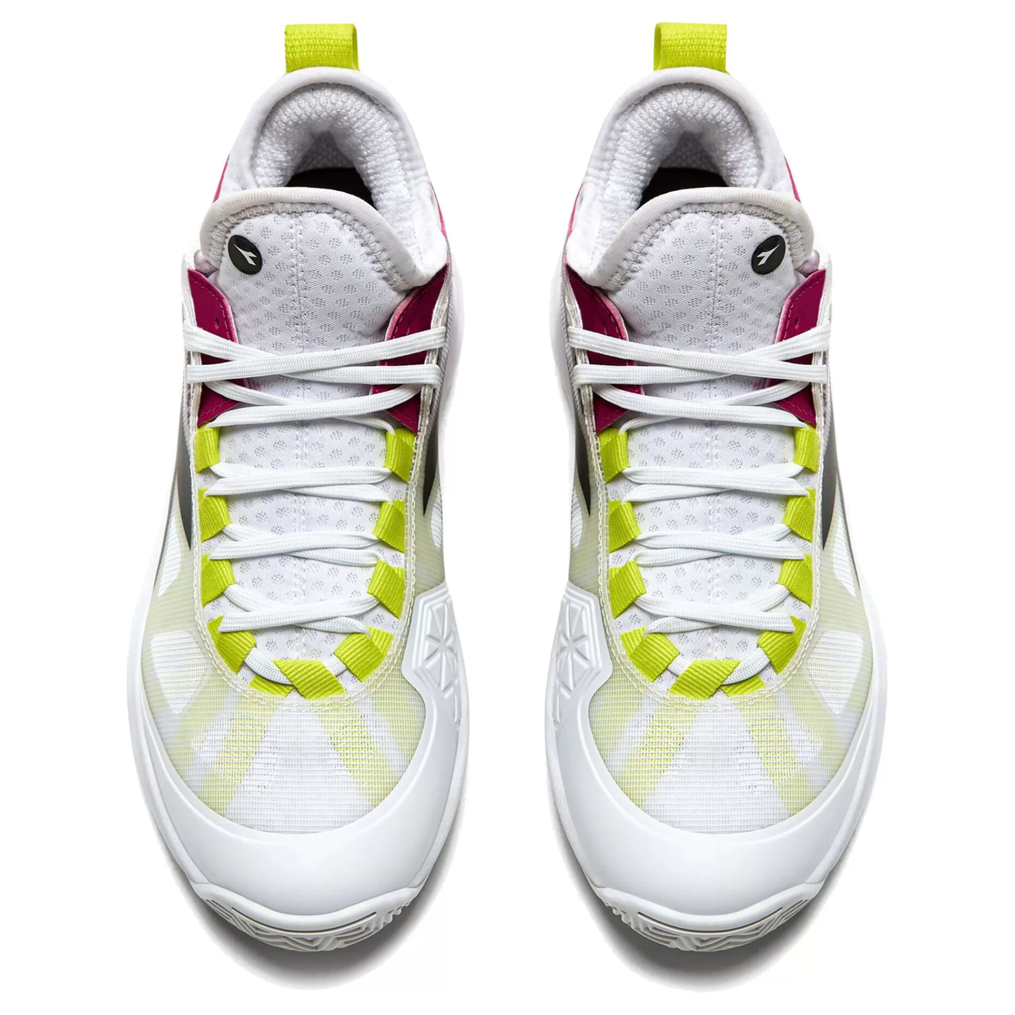 Speed Blushield Fly 4+ Clay Court Shoe Women - White, Neon Yellow>Diadora Flash Sale