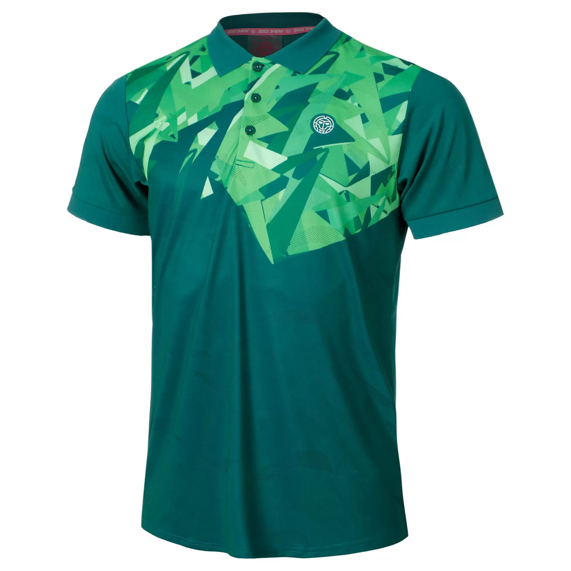 Spike Polo Men - Dark Green, Green>BIDI BADU Cheap