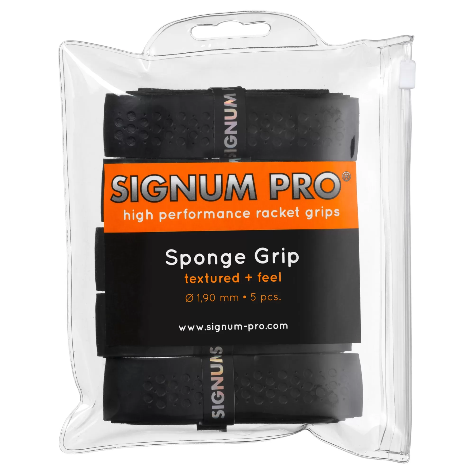 Sponge Grip 5 Pack - Black>Signum Pro Sale
