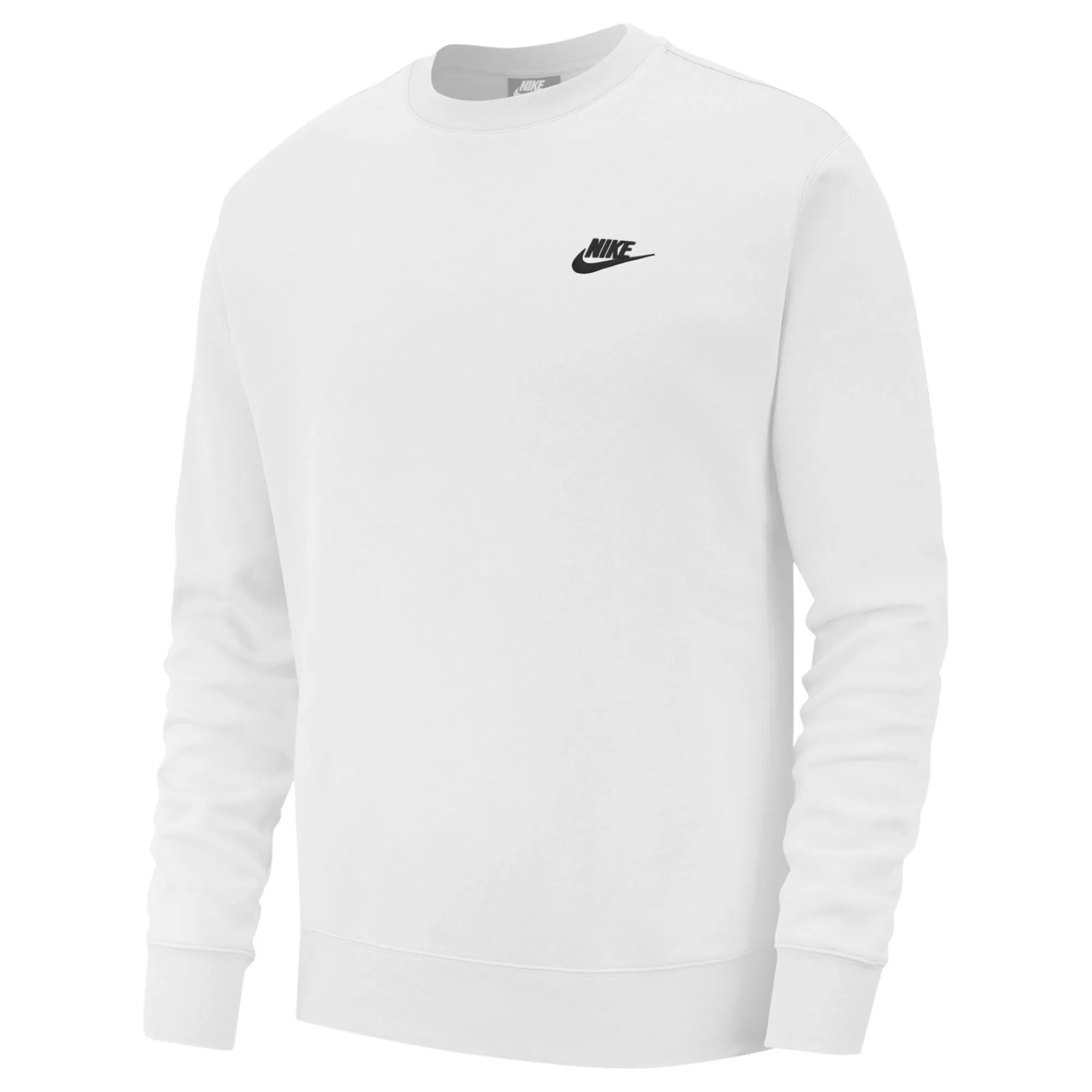 Sportswear Club Crew Hoody Men - White, Black>Nike Fashion