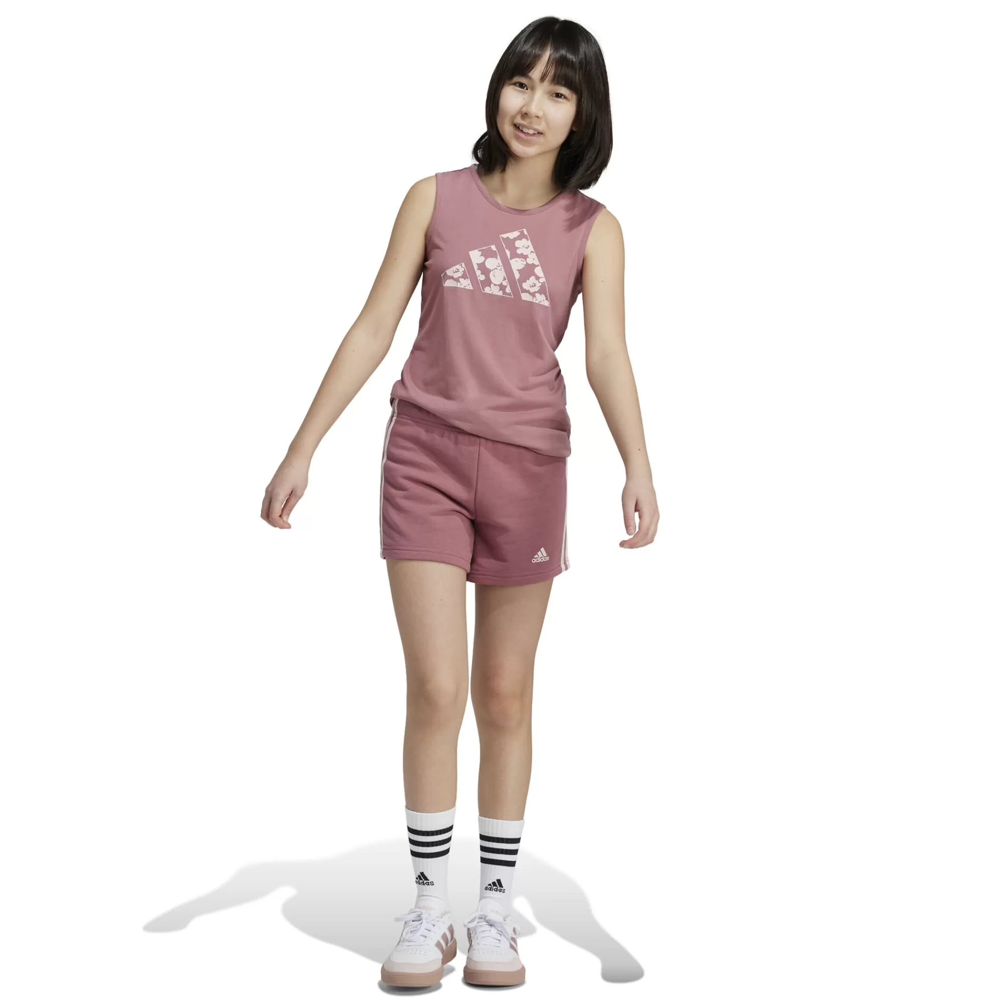 3 Stripes Shorts Kids - Antique Pink>adidas Discount