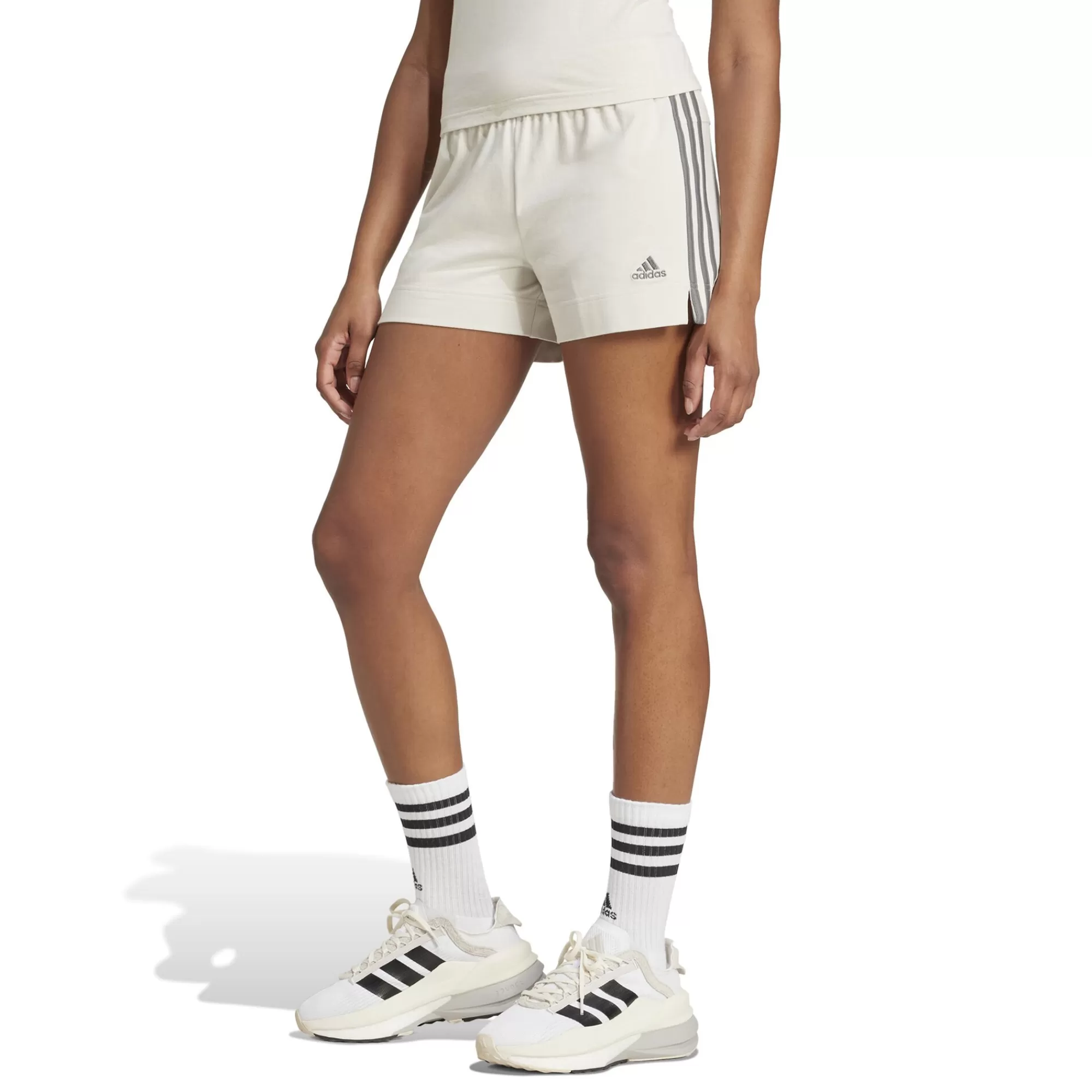 3Stripes Single Jerseys Shorts Women ->adidas Shop
