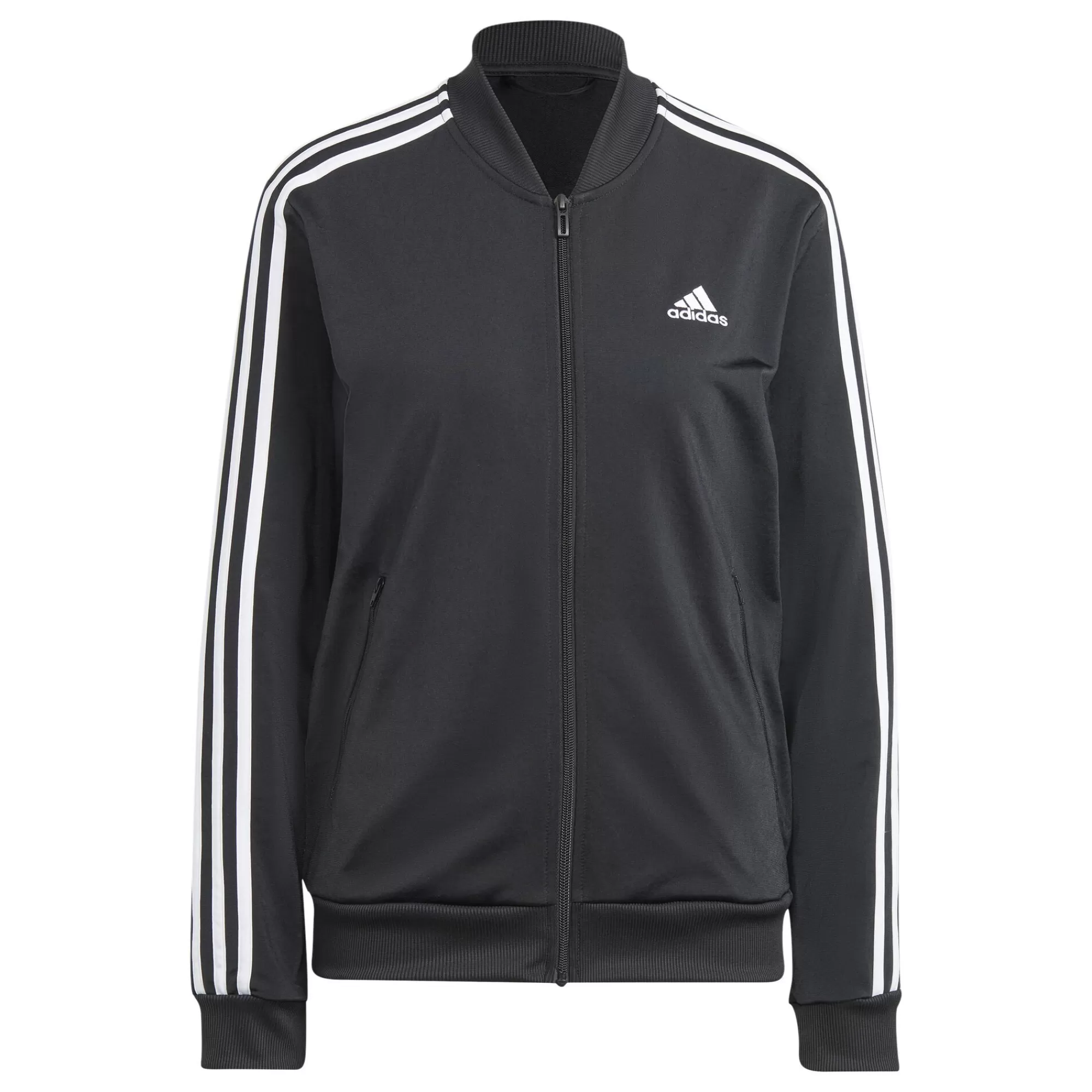 3 Stripes Tracksuit Women - Black, White>adidas New