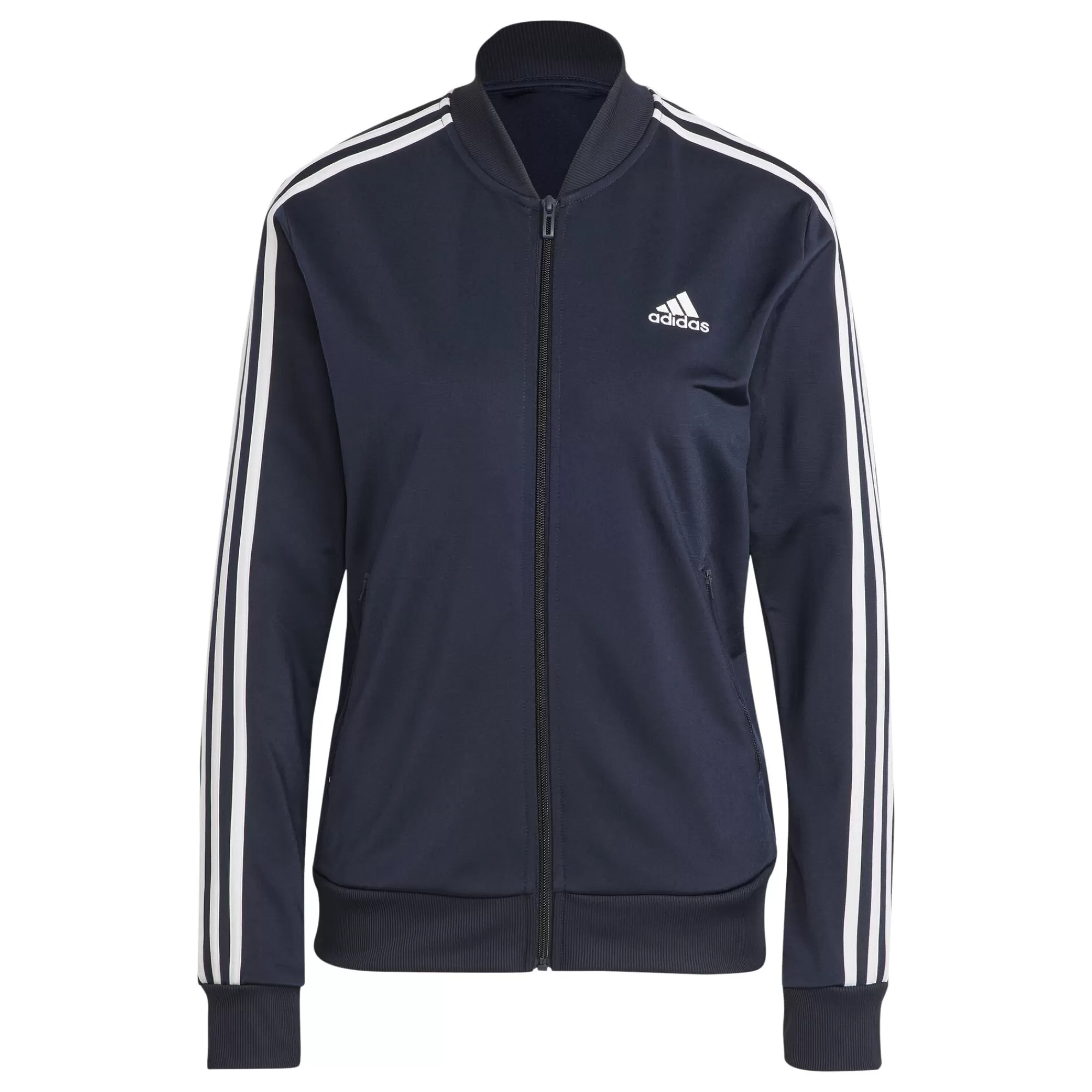 8 Stripes Tracksuit Women - Dark Blue, White>adidas Clearance