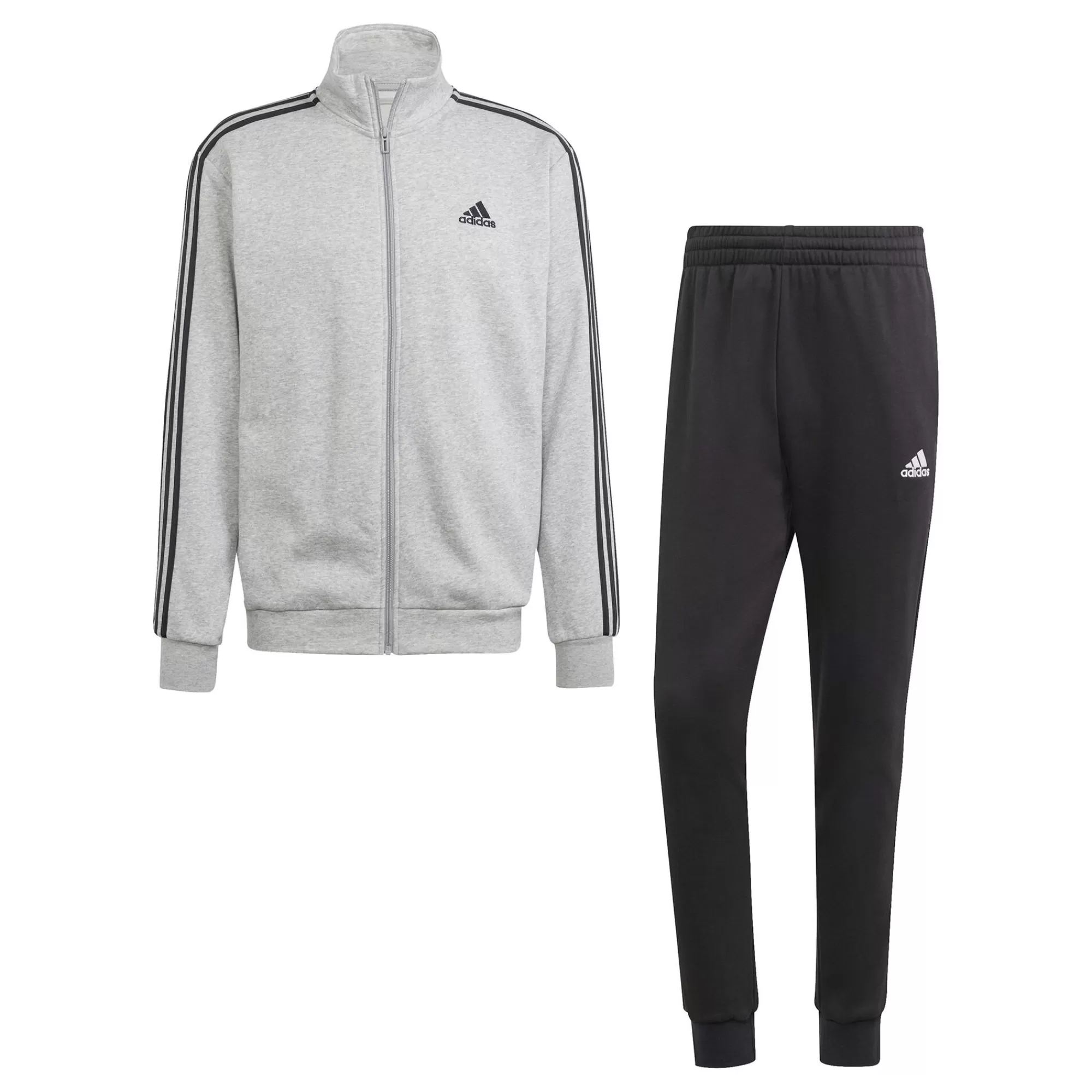 3Stripes Training Tracksuit Men - Lightgrey, Black>adidas Clearance