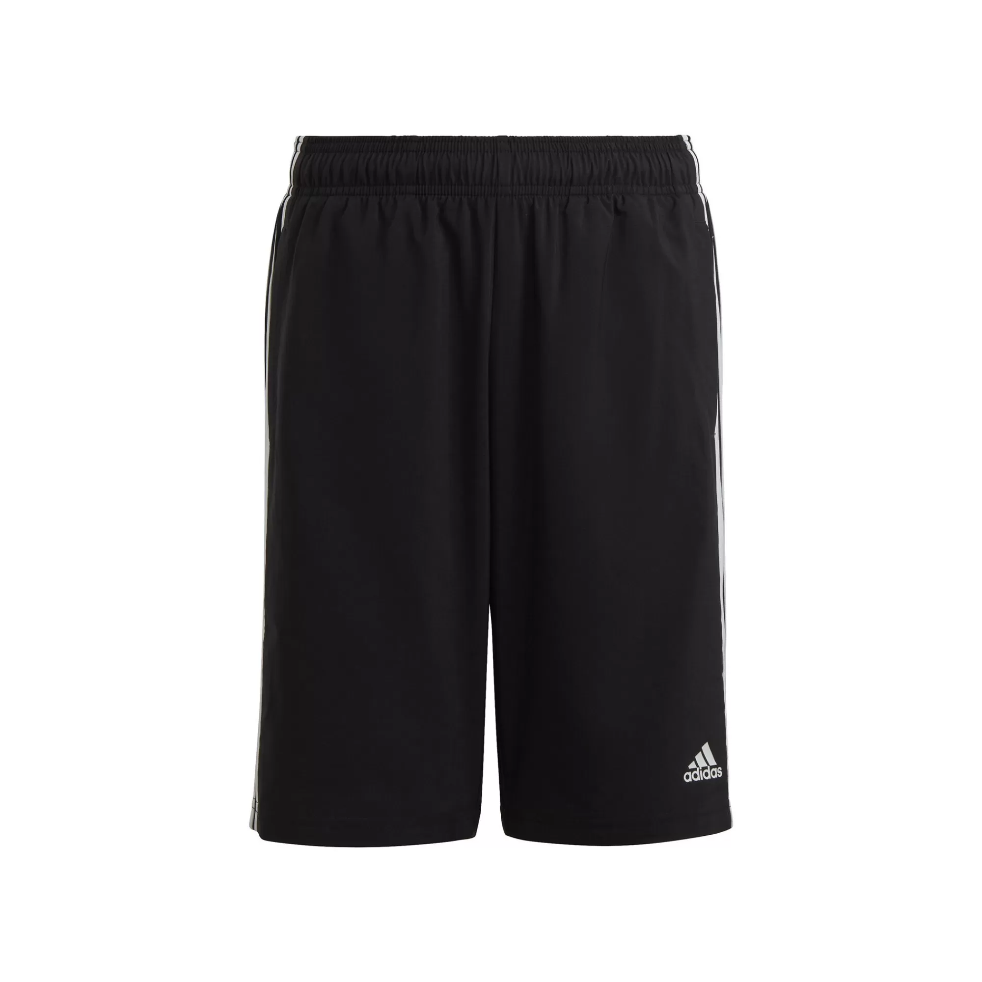 3-Stripes Woven Shorts Boys - Black, White>adidas Shop