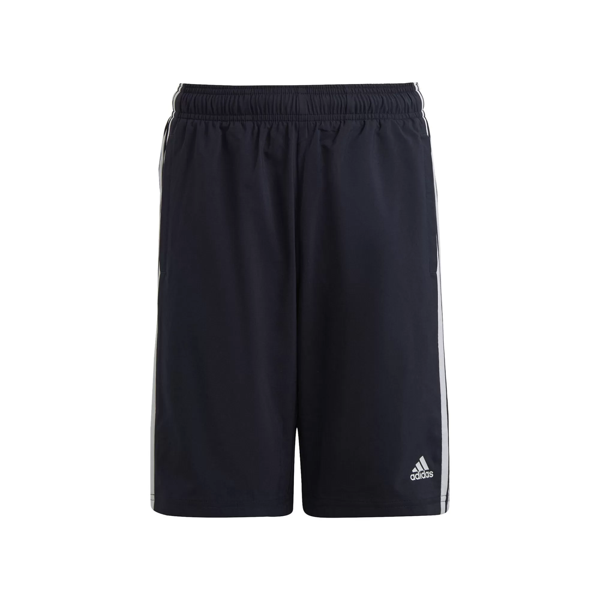 3-Stripes Woven Shorts Boys - Dark Blue, White>adidas Best