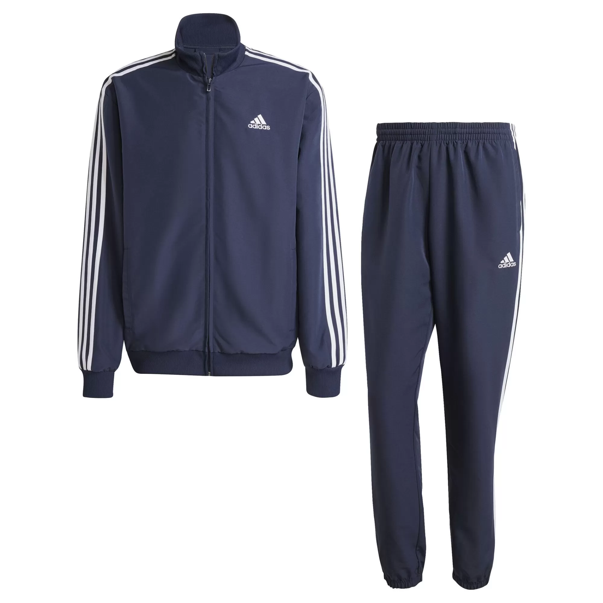 3Stripes Woven Tracksuit Men - Dark Blue, White>adidas Outlet