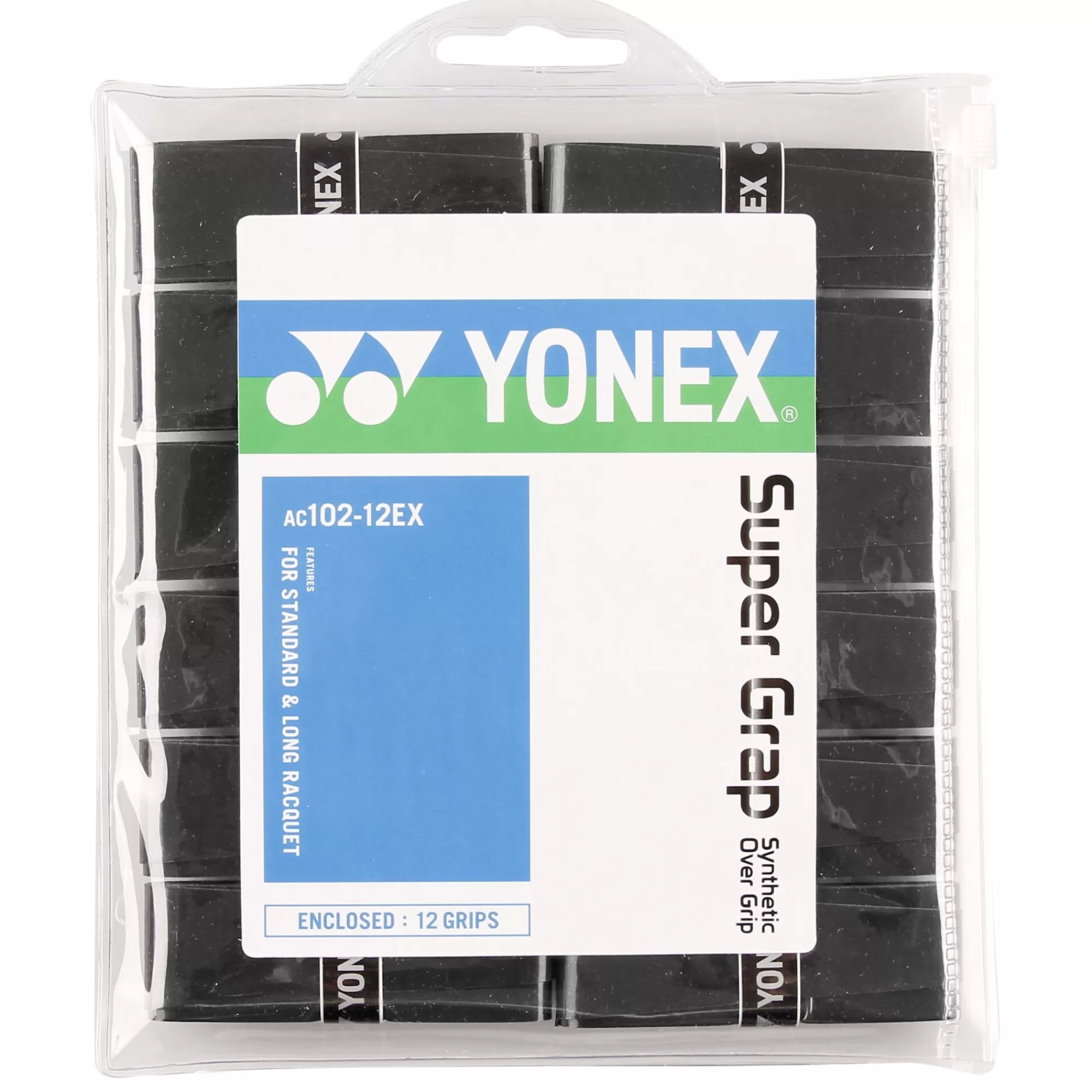 Super Grap 12 Pack - Black>Yonex Cheap