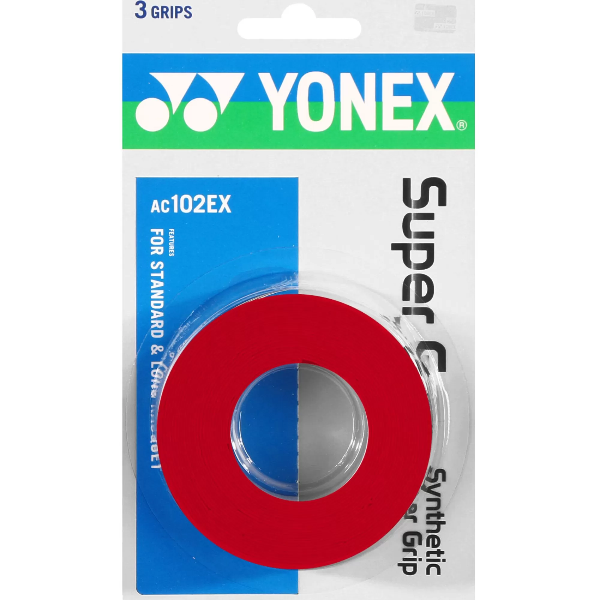 Super Grap 3 Pack - Red>Yonex Best Sale