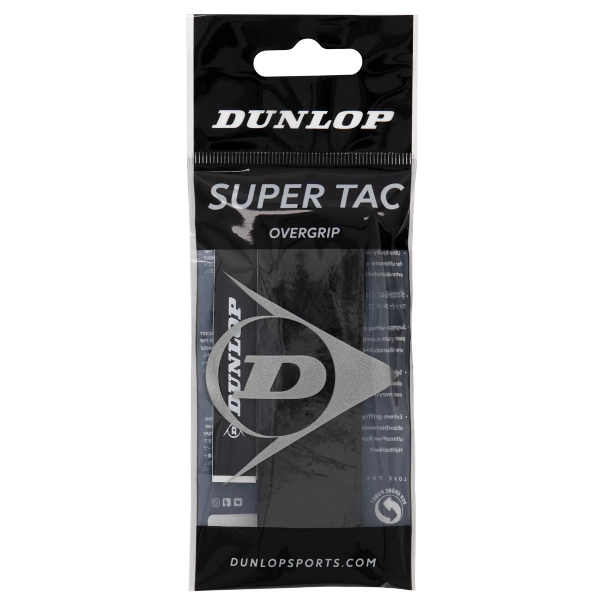 Super Tac 1 Pack - Black>Dunlop Shop