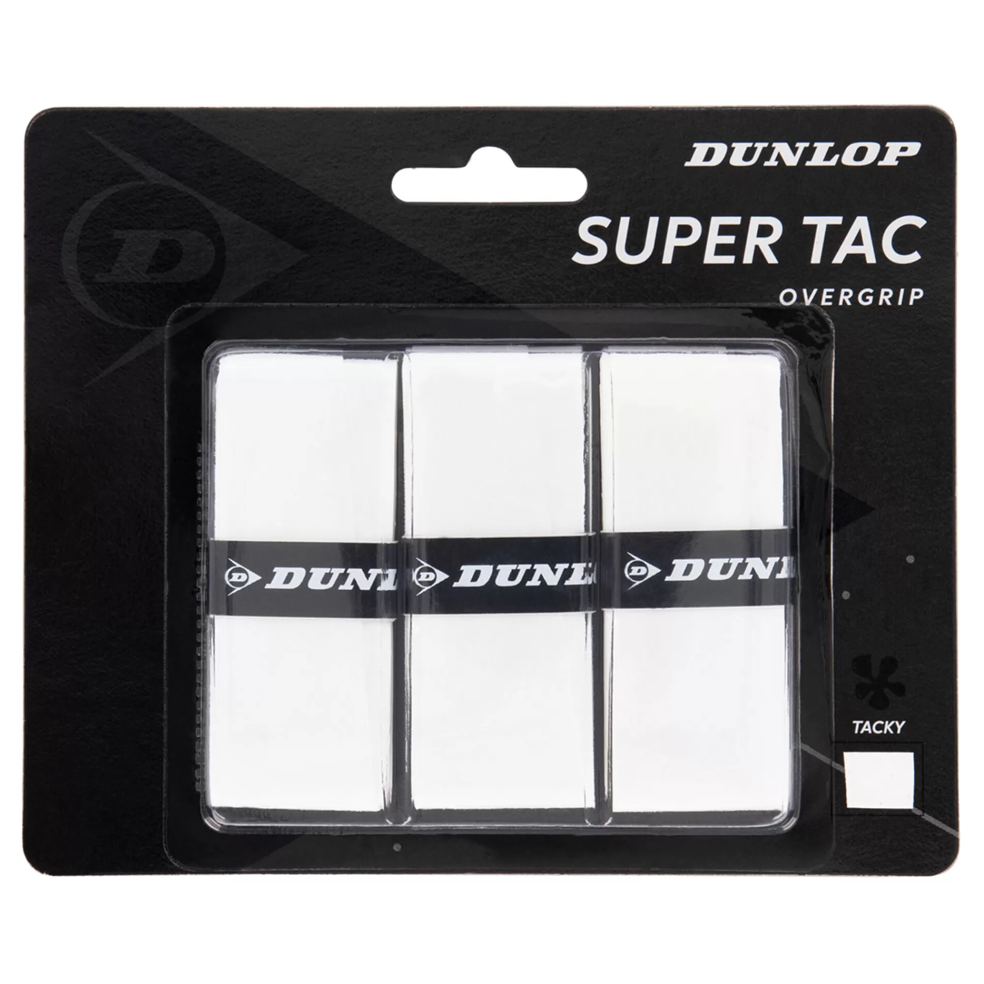 Super Tac 3 Pack - White>Dunlop Fashion