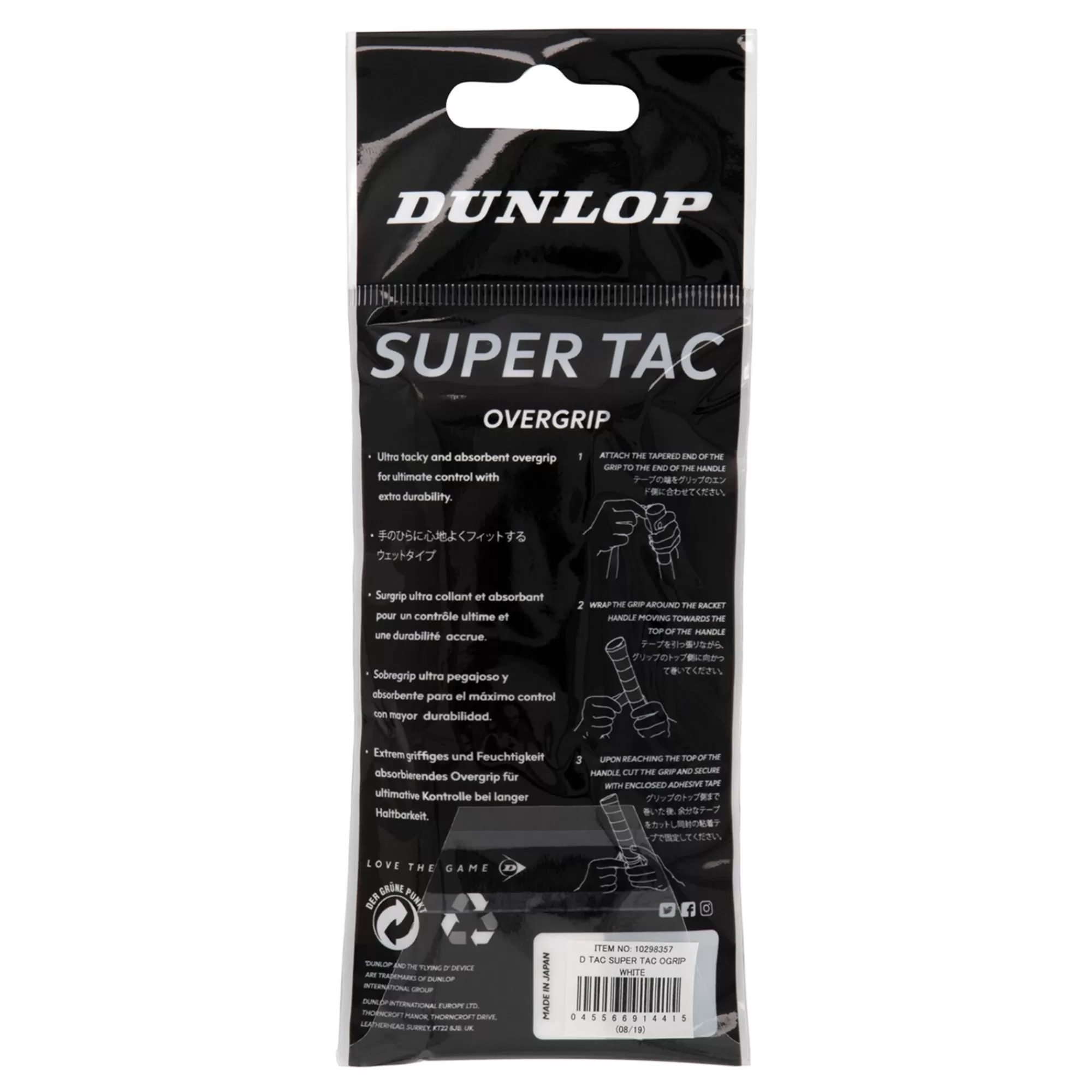 Super Tac 1 Pack - White>Dunlop Outlet
