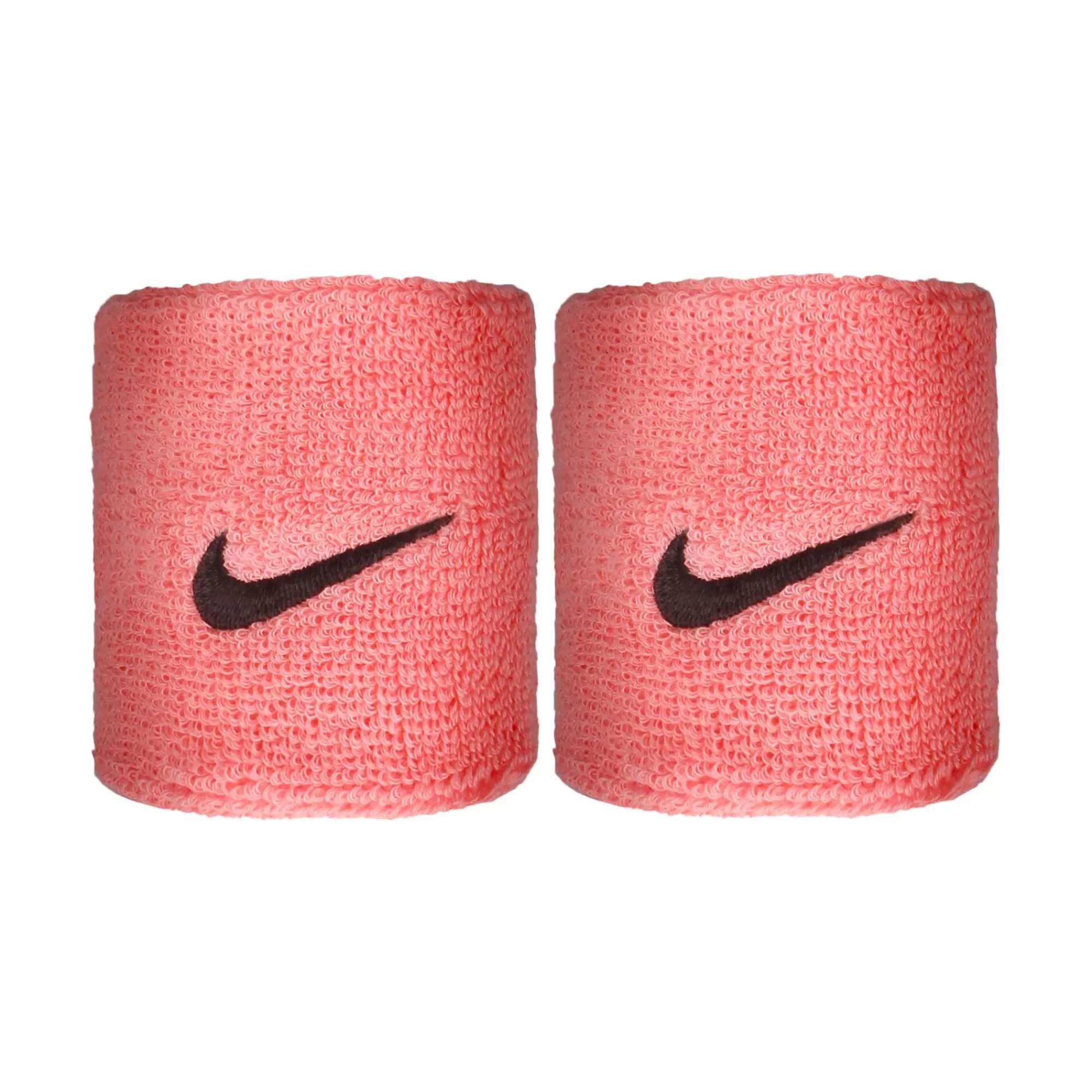 Swoosh Wristband 2 Pack - Pink, Black>Nike Cheap