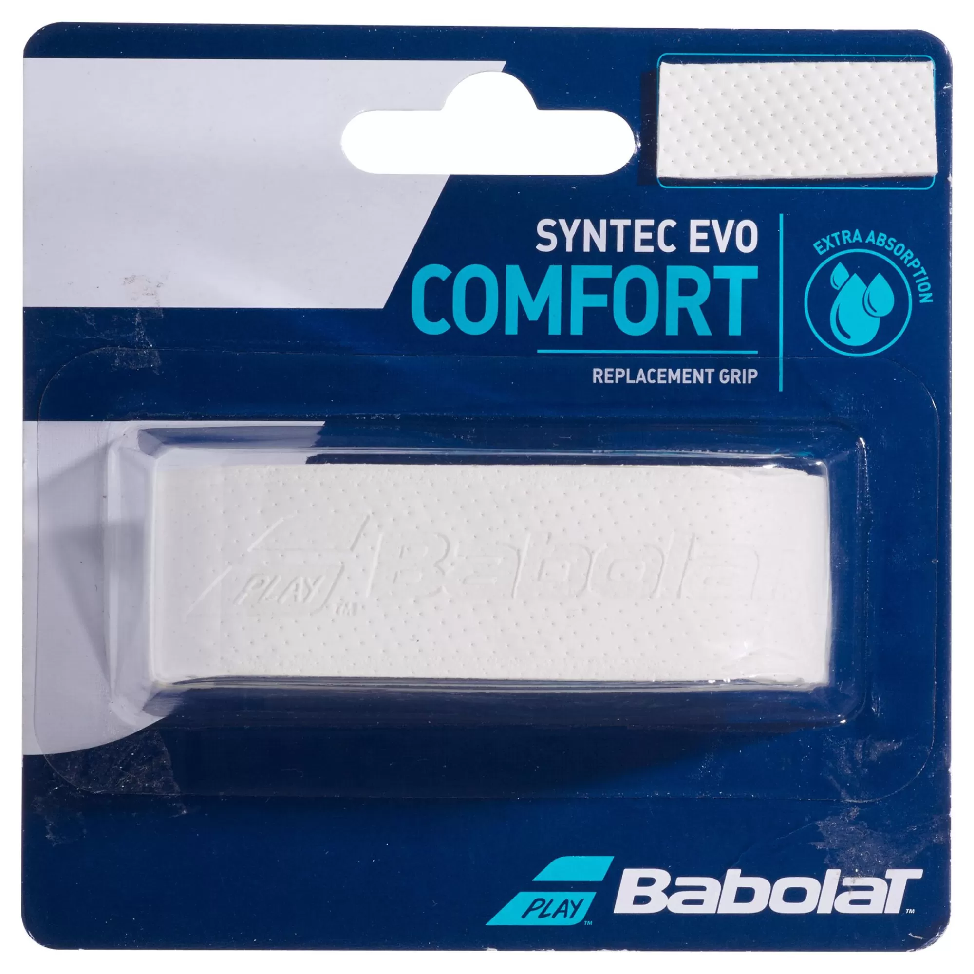 Syntec Evo Grip 1 Pack - White>Babolat Sale