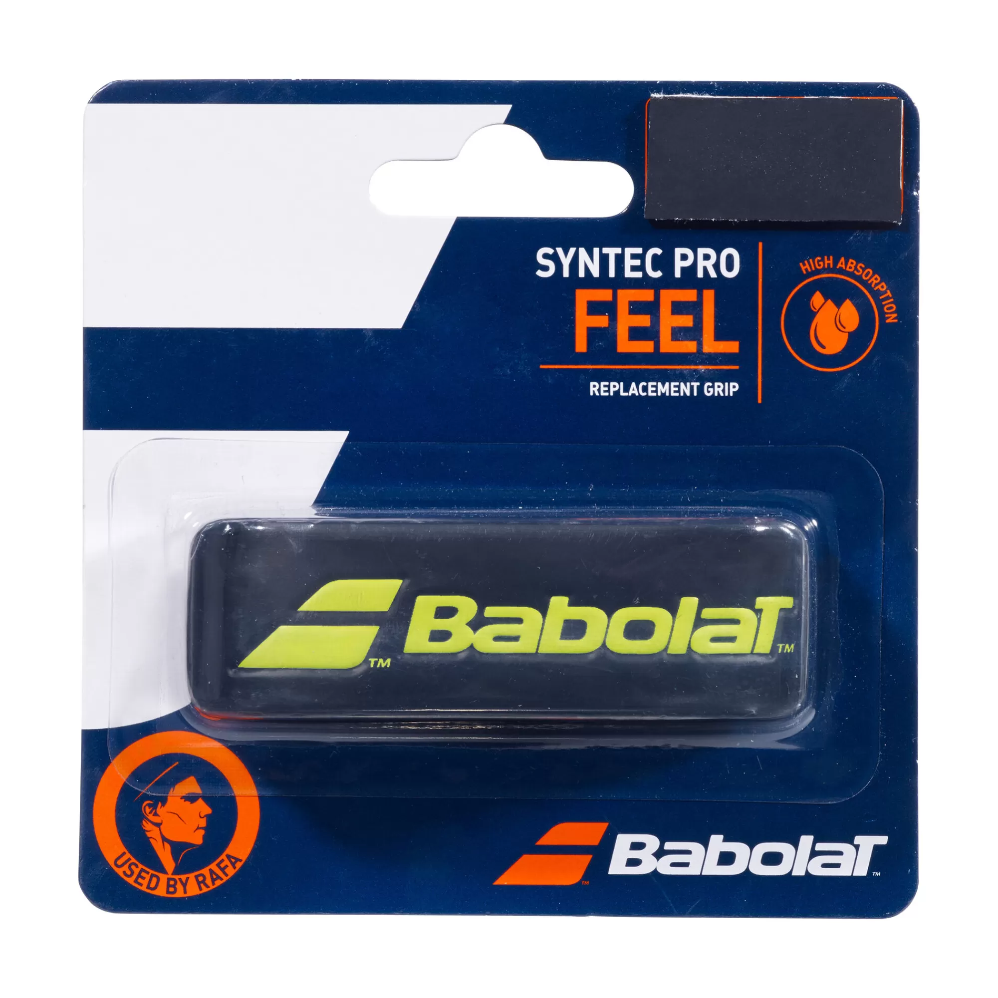 Syntec Pro Grip 1 Pack - Black, Yellow>Babolat New