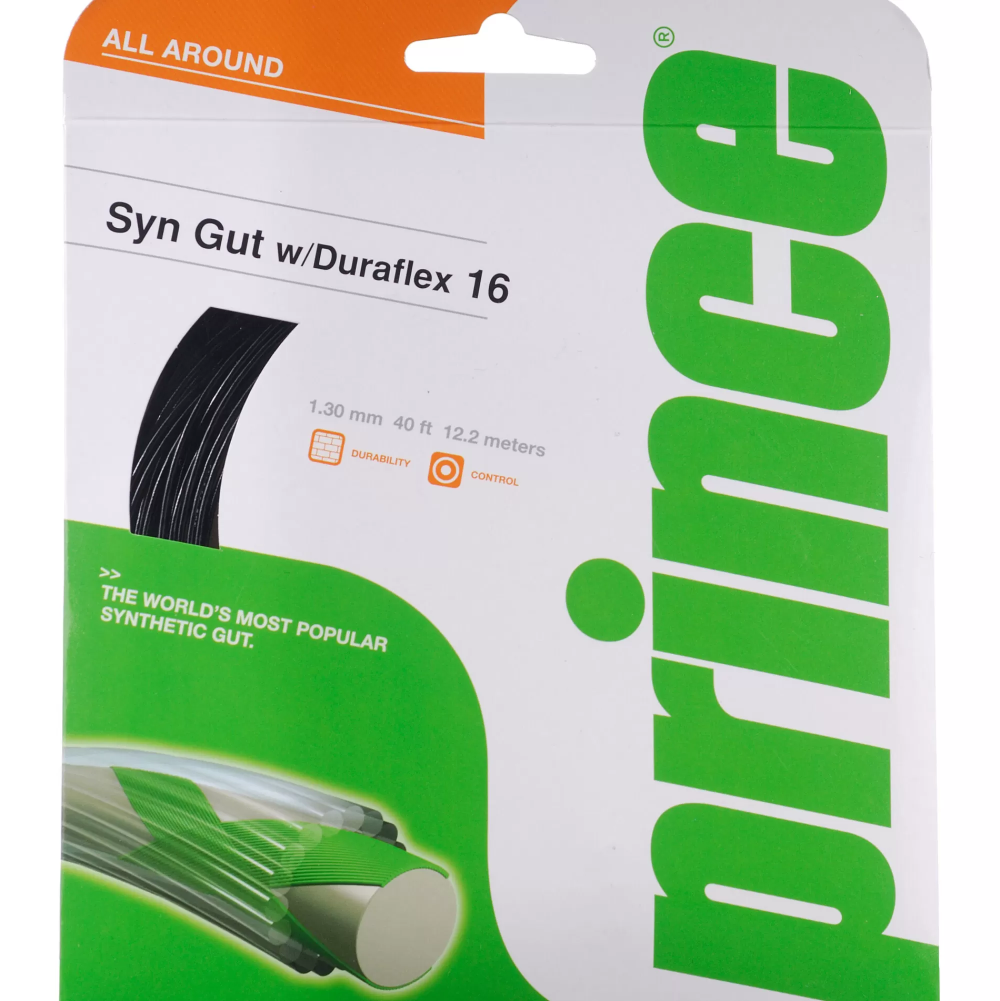 Synthetic Gut Duraflex String Set 12,2m - Black>Prince Fashion