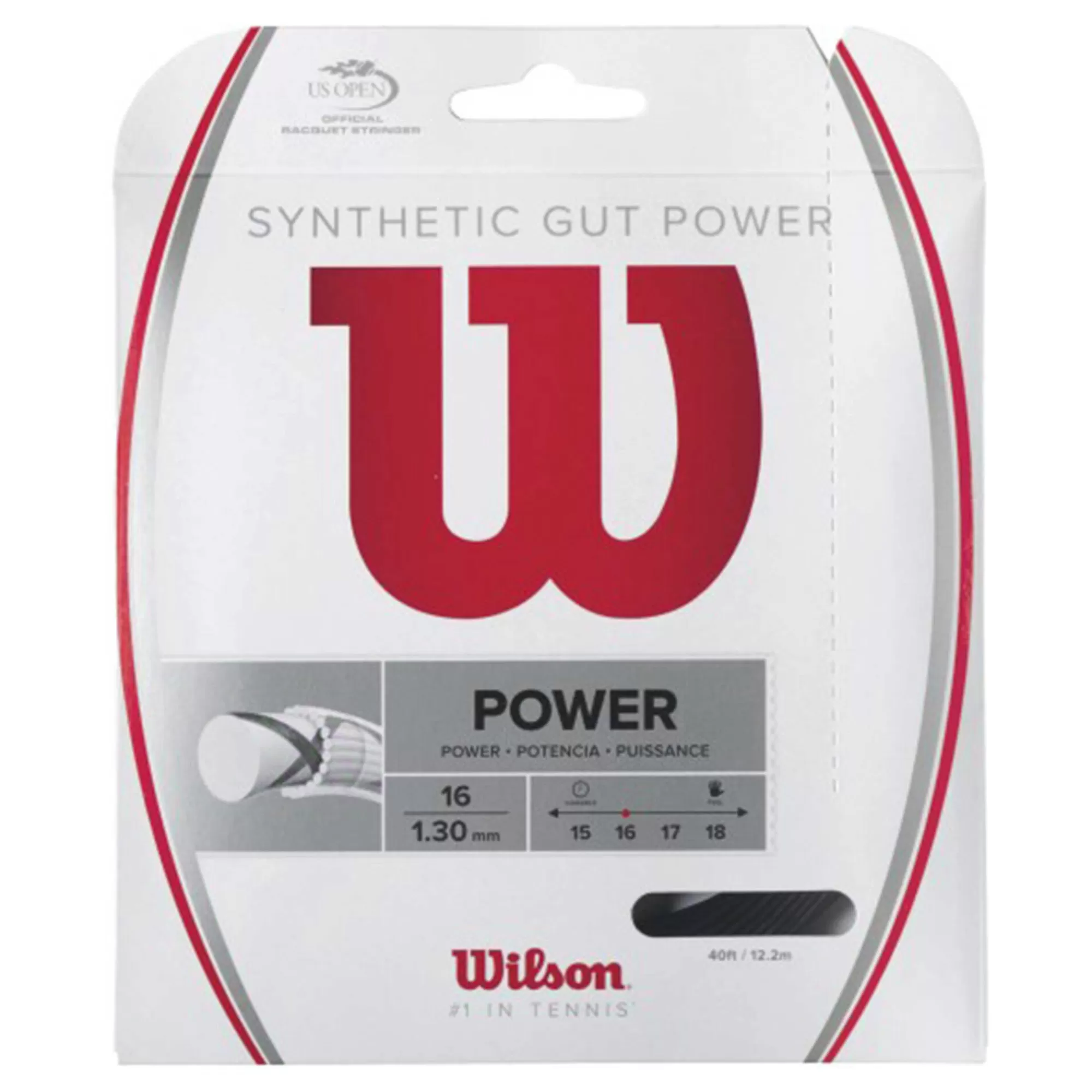 Synthetic Gut Power String Set 12,2m - Black>Wilson Cheap
