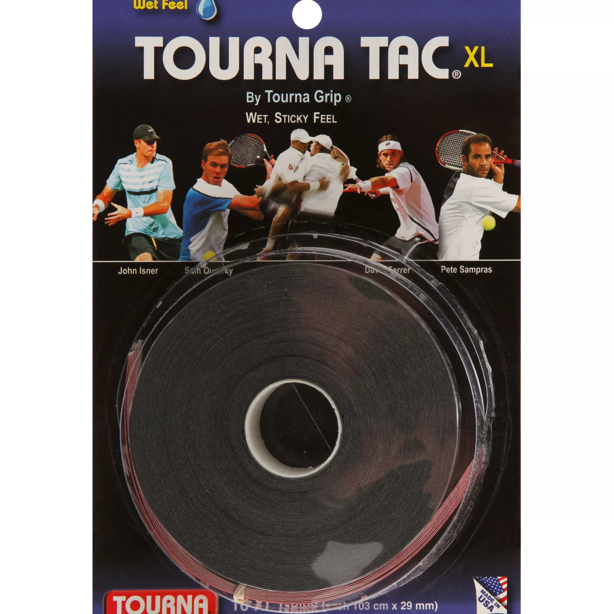 Tac 10 Pack - Black>Tourna Hot