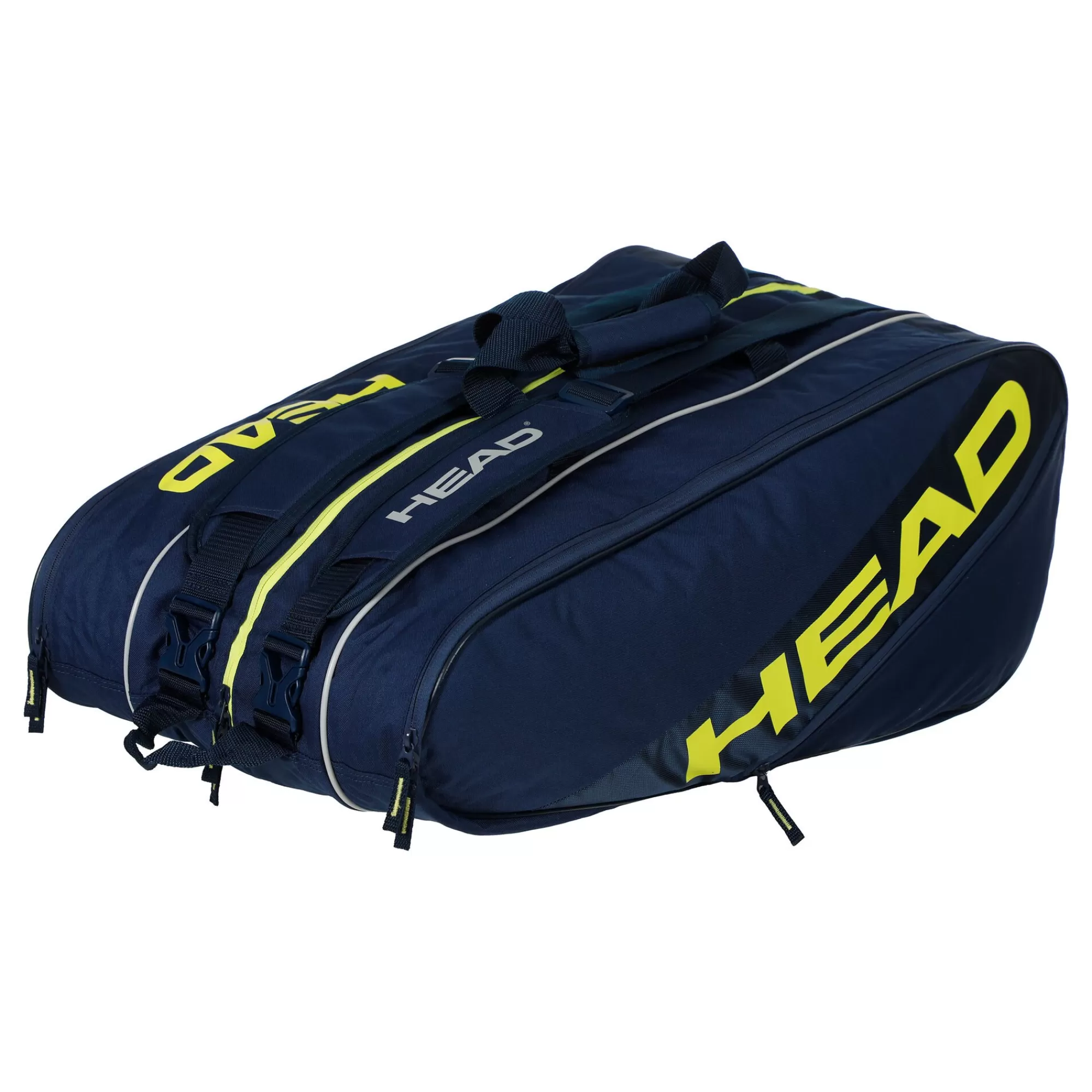 Team Elite Racquetbag XL Racket Bag - Blue, Lime>HEAD Online