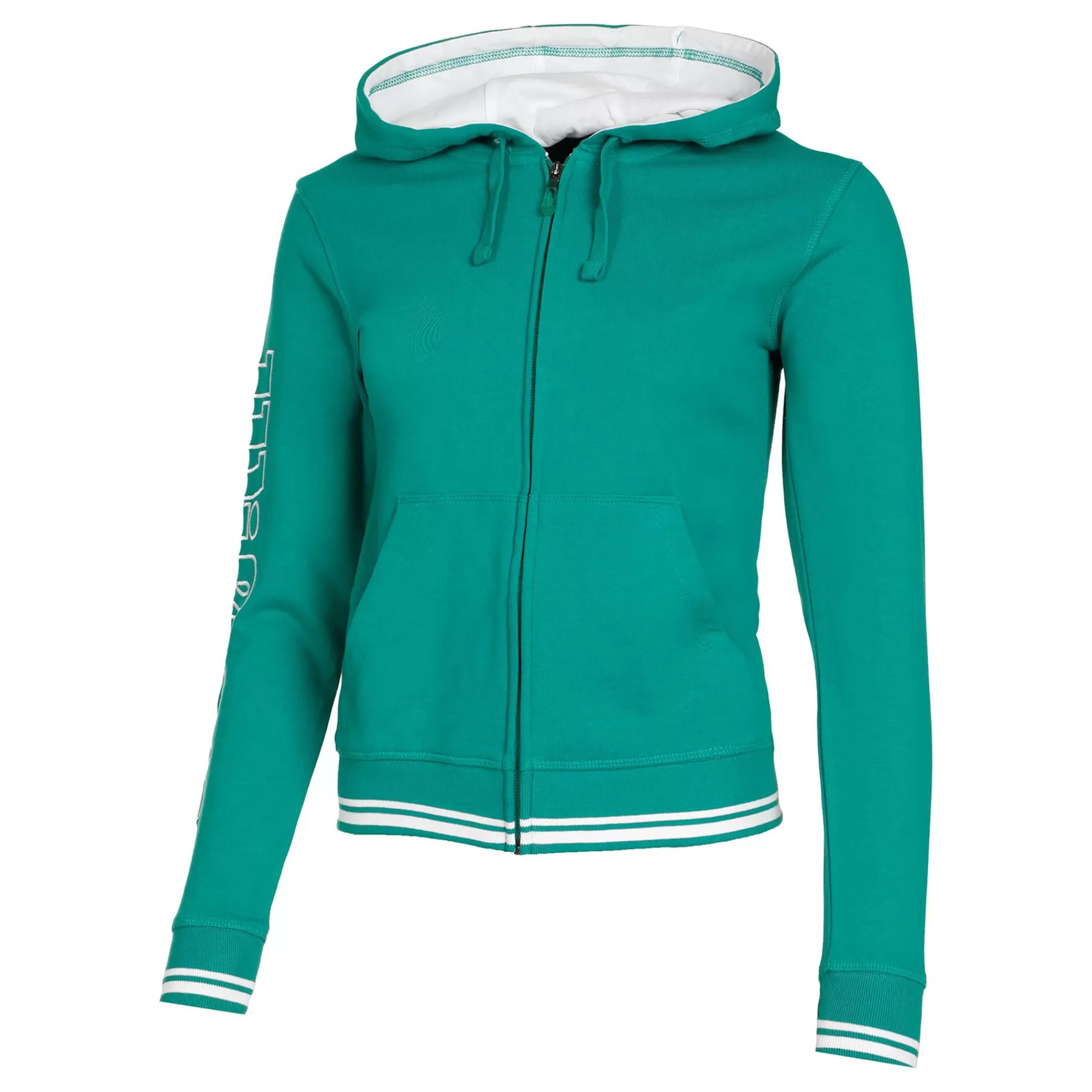 Team II Zip Hoodie Women - Green, White>Wilson Store