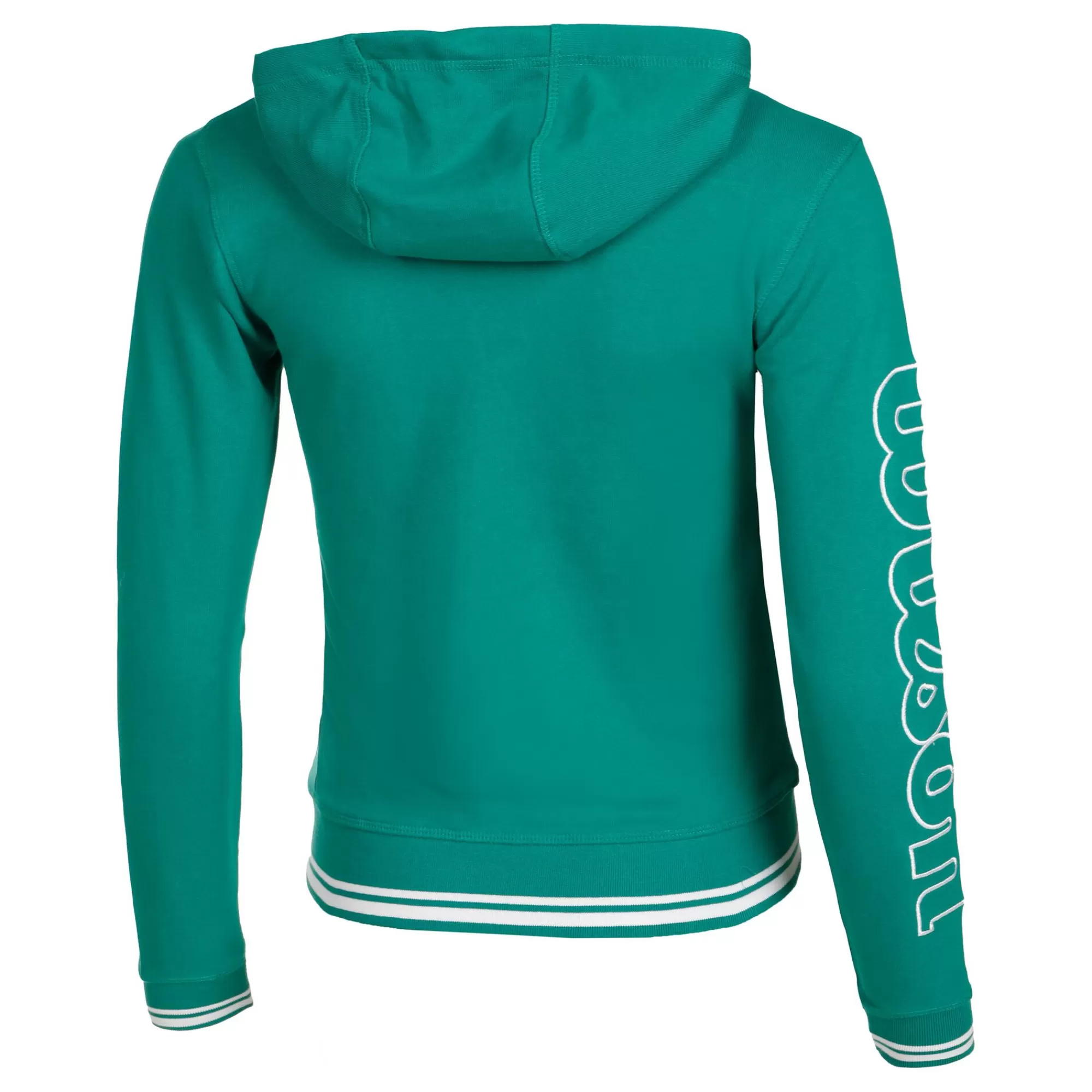 Team II Zip Hoodie Women - Green, White>Wilson Store
