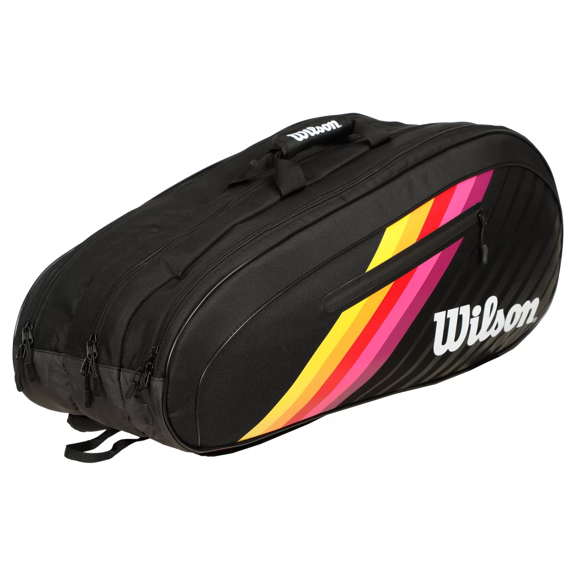 Team VHS Racket Bag 12 Pack Special Edition - Black, Multicoloured>Wilson Sale