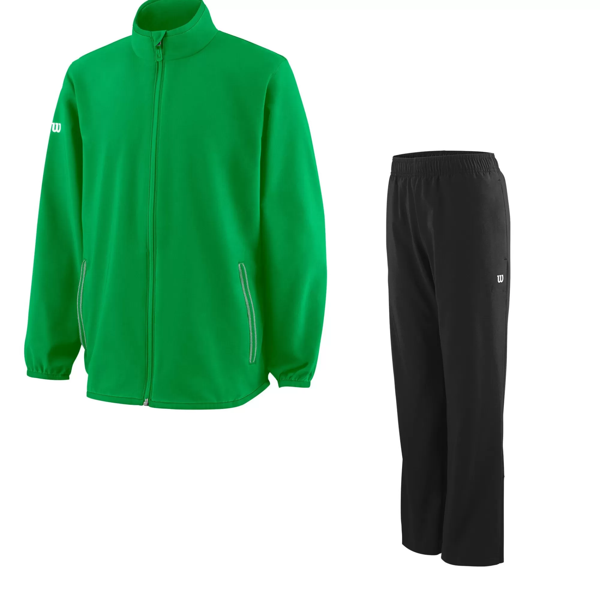 Team Woven Tracksuit Kids - Green, Black>Wilson Outlet