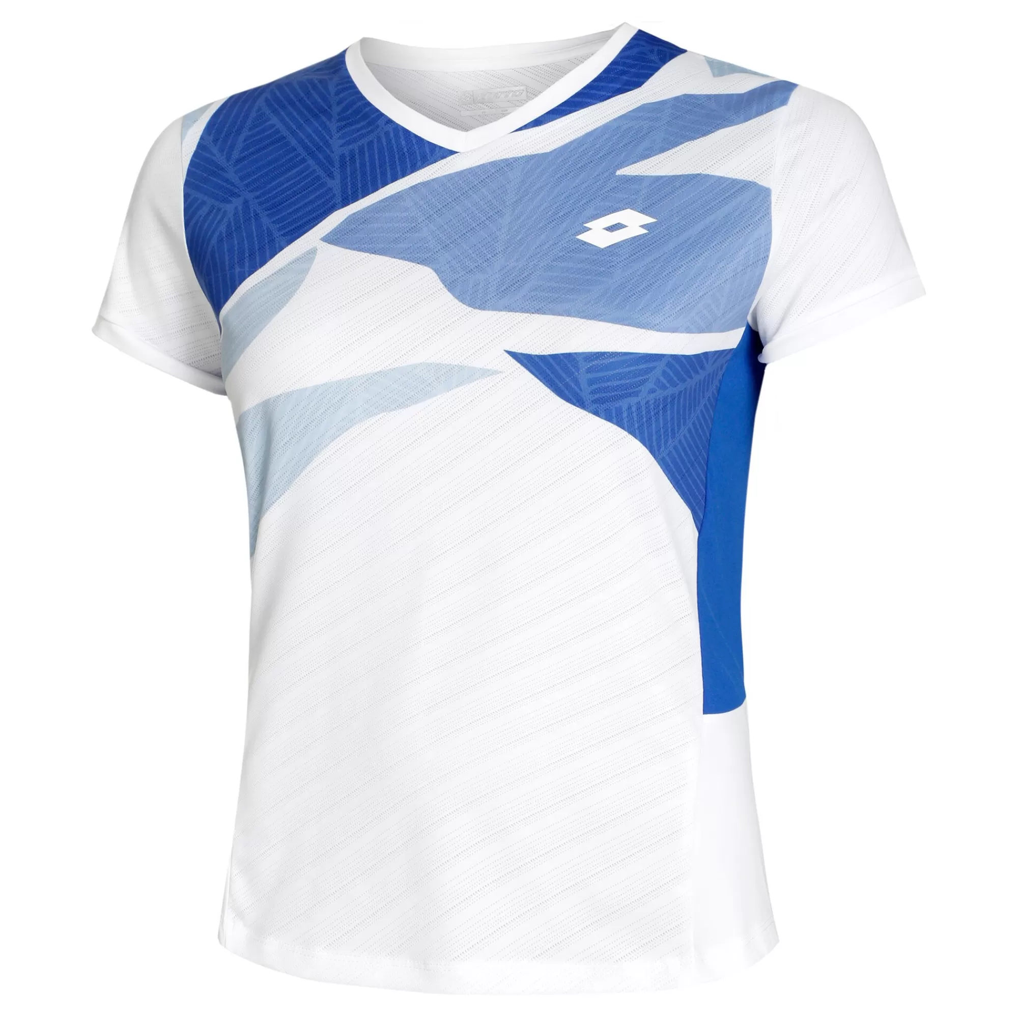 Tech 1 D2 T-Shirt Women - White, Blue>Lotto Store