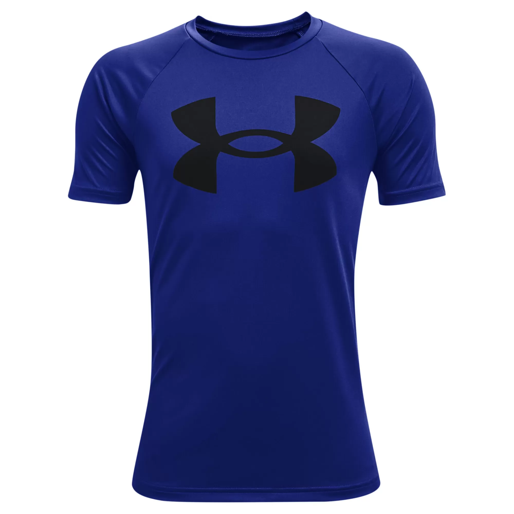 Tech Big Logo T-Shirt Boys - Blue, Black>Under Armour Store