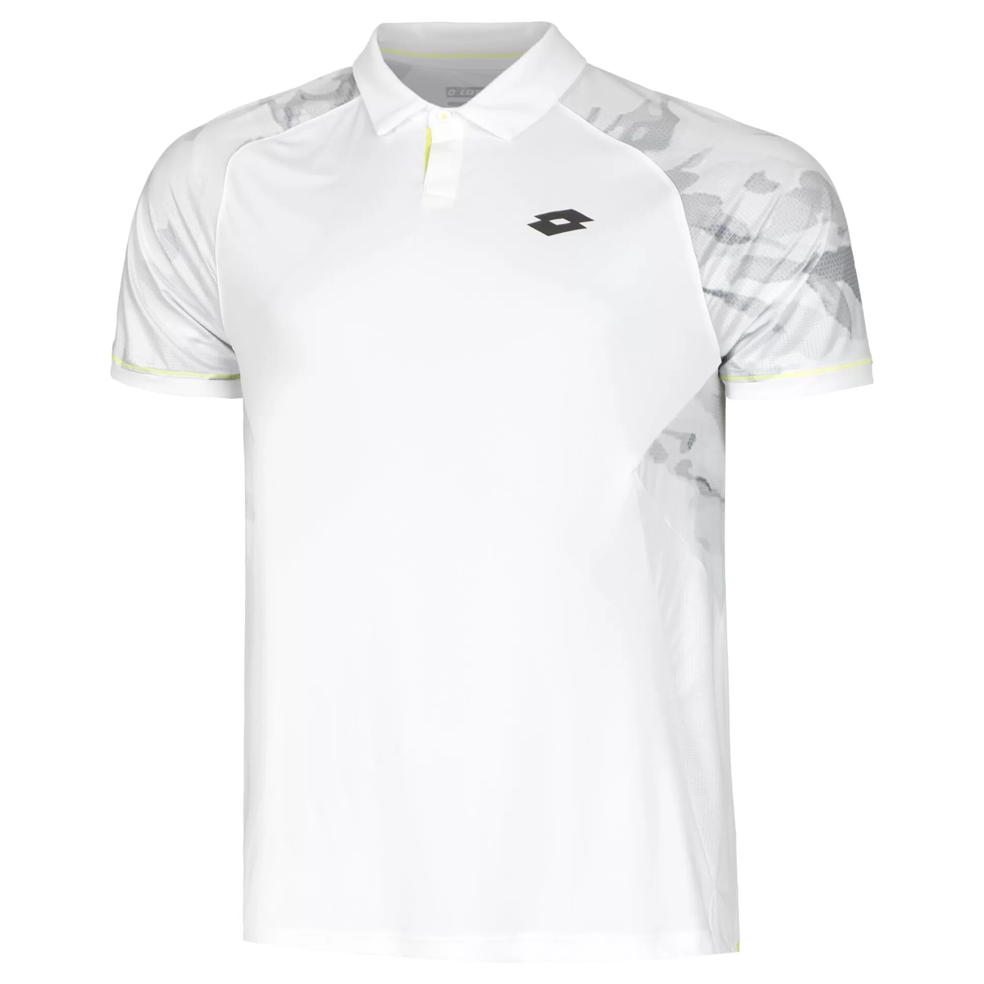 Tech Polo Men - White, Grey>Lotto Store