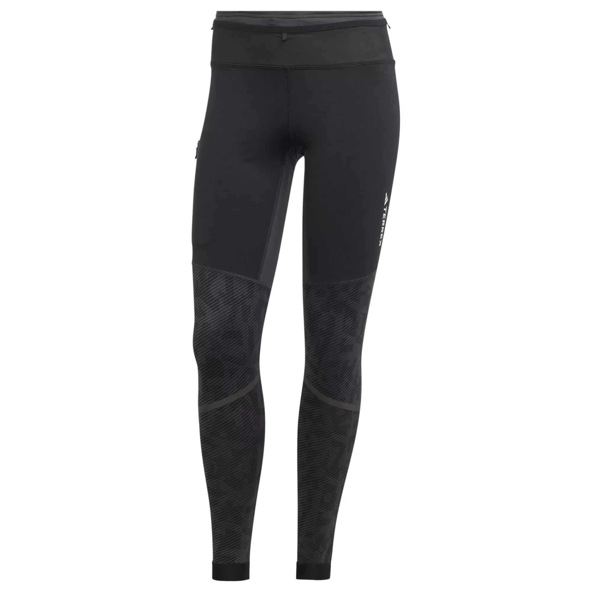 Terrex AGR Running Tights Women - Dark Grey>adidas Cheap