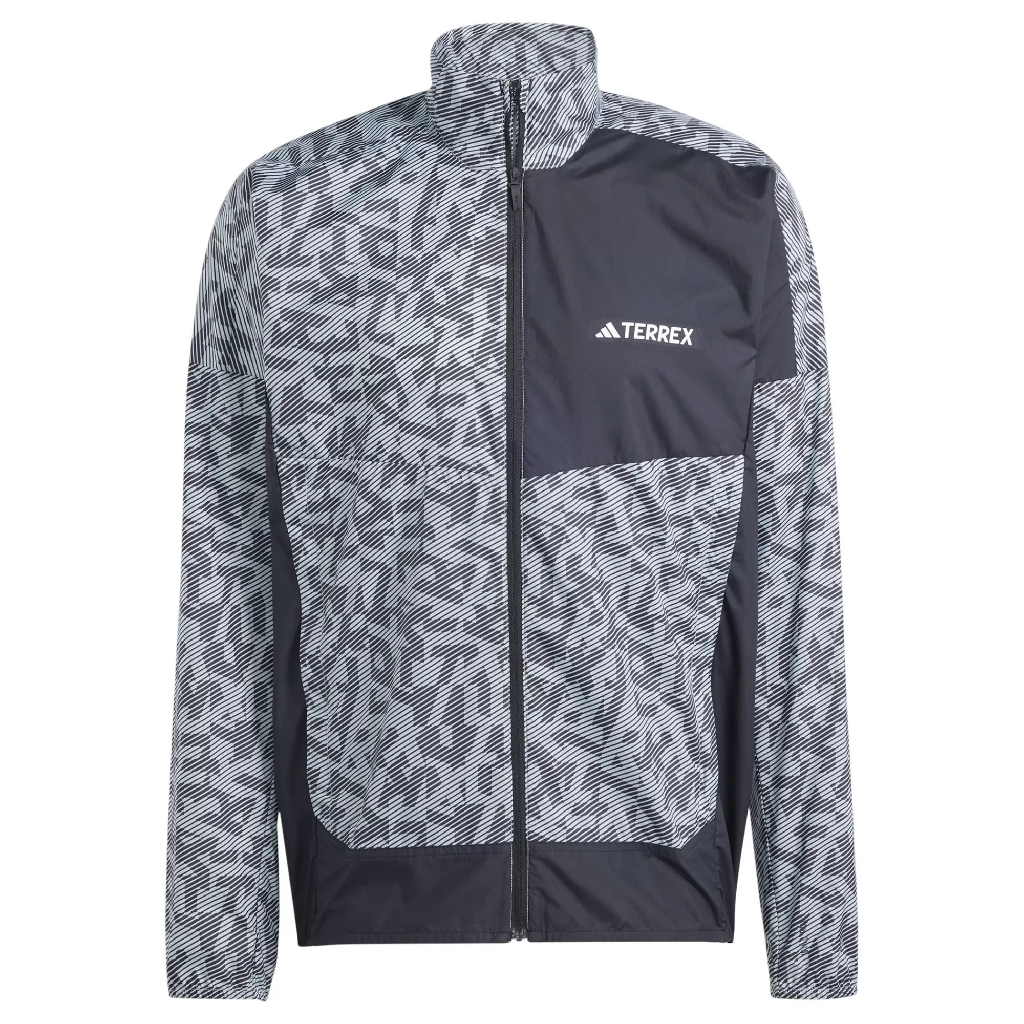 Terrex Trail Wind Running Jacket Men - Grey, Black>adidas Hot