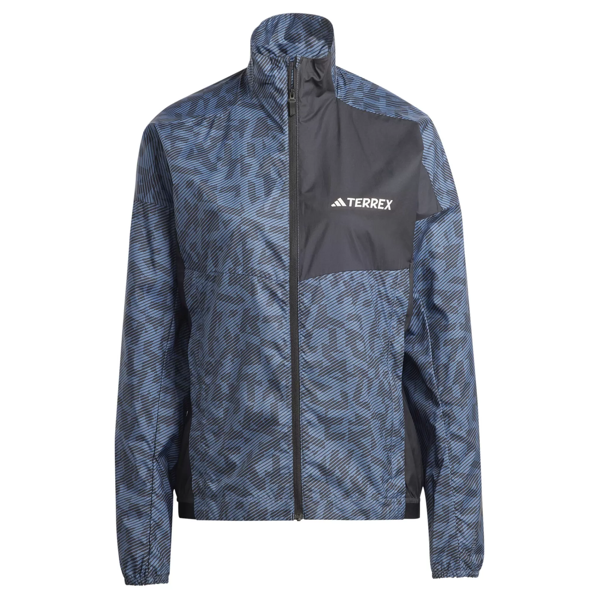 Terrex Trail Wind Running Jacket Women - Grey, Black>adidas Clearance