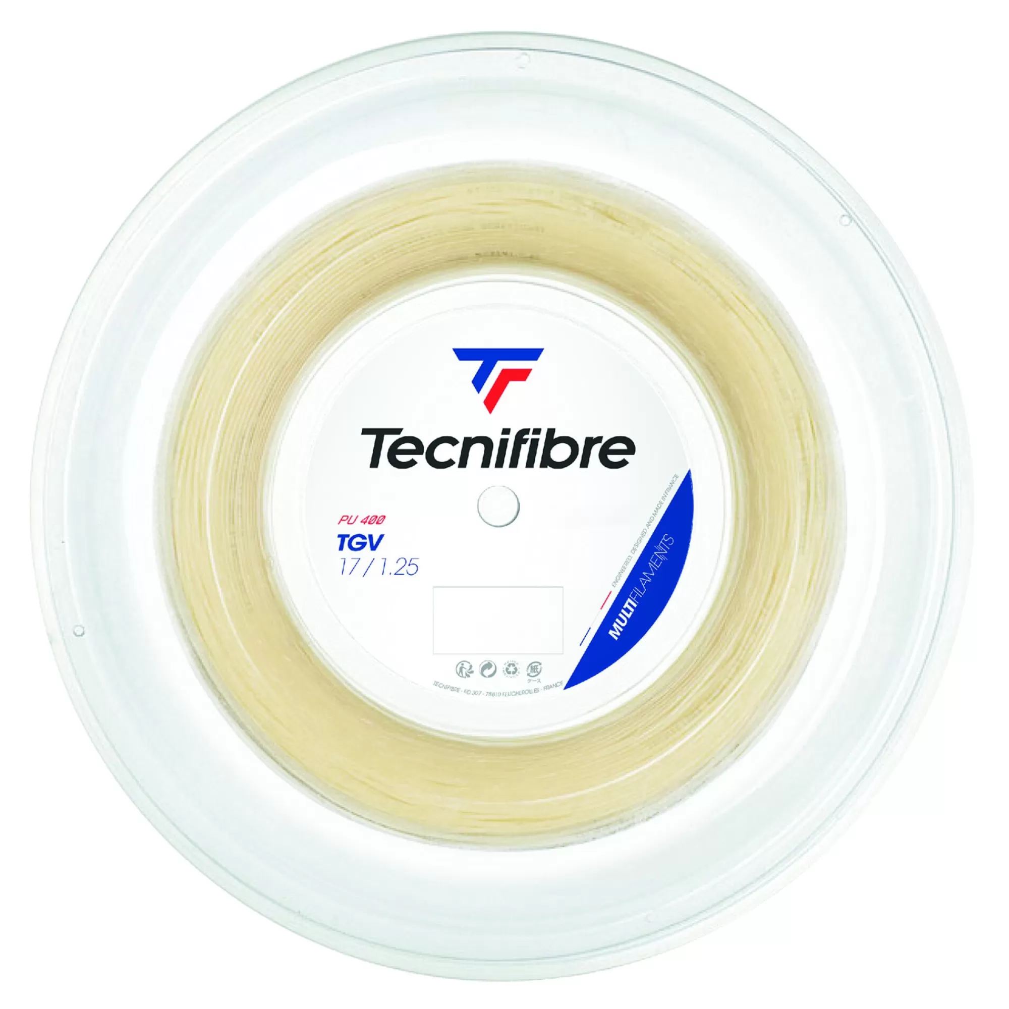 TGV 200m String Reel ->Tecnifibre Cheap