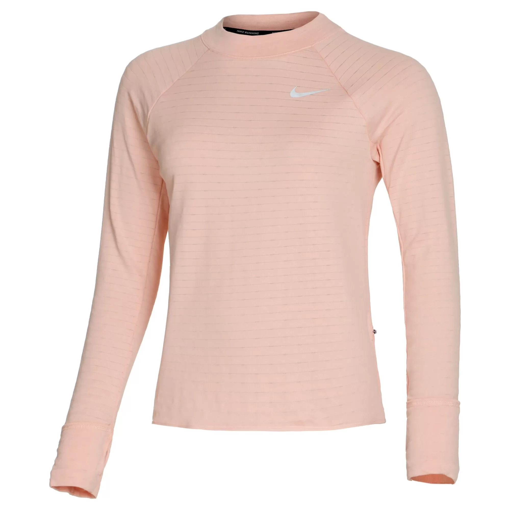 Therma-Fit Element Crew Running Top Women - Beige, Grey>Nike Fashion