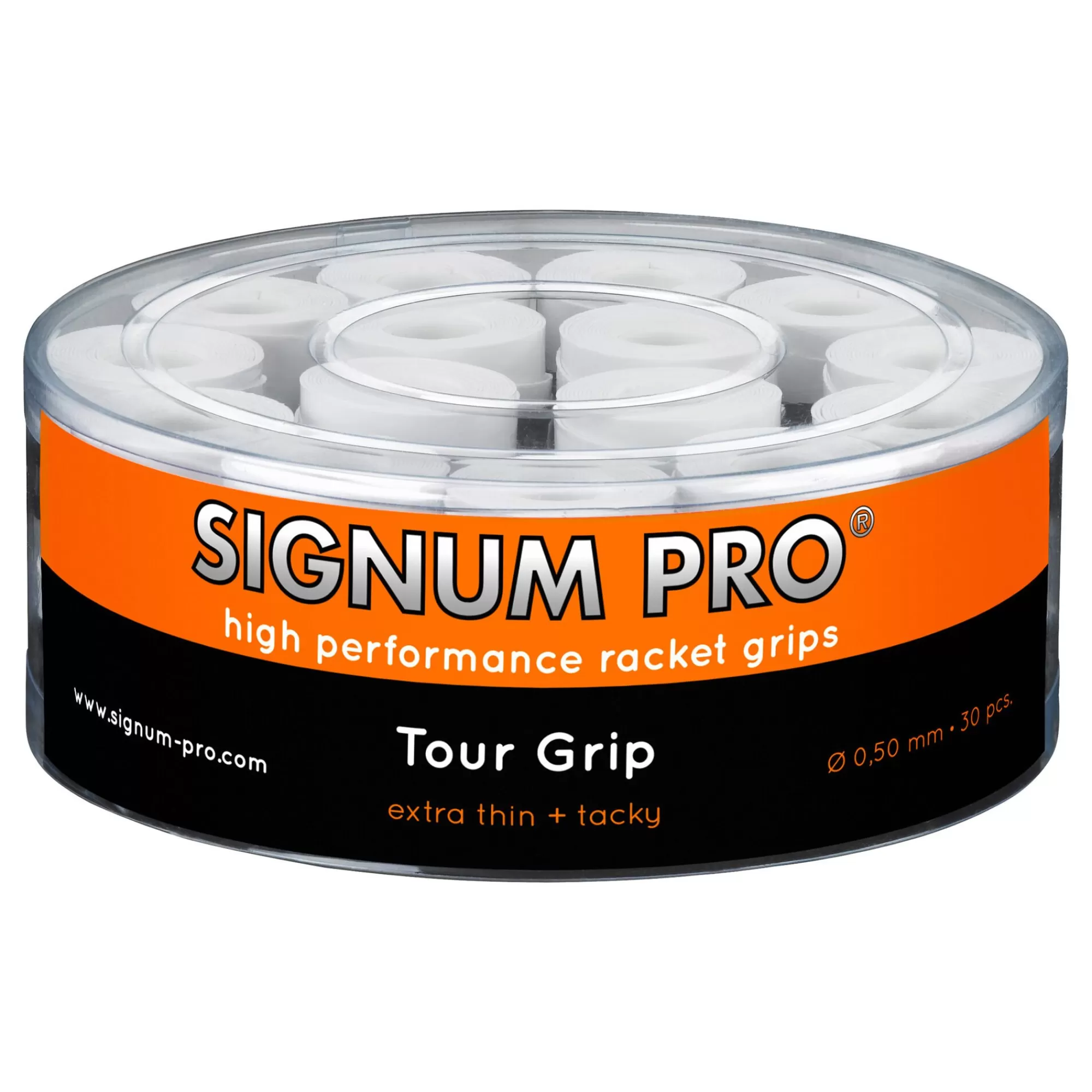 Tour Grip 30 Pack - White>Signum Pro Online