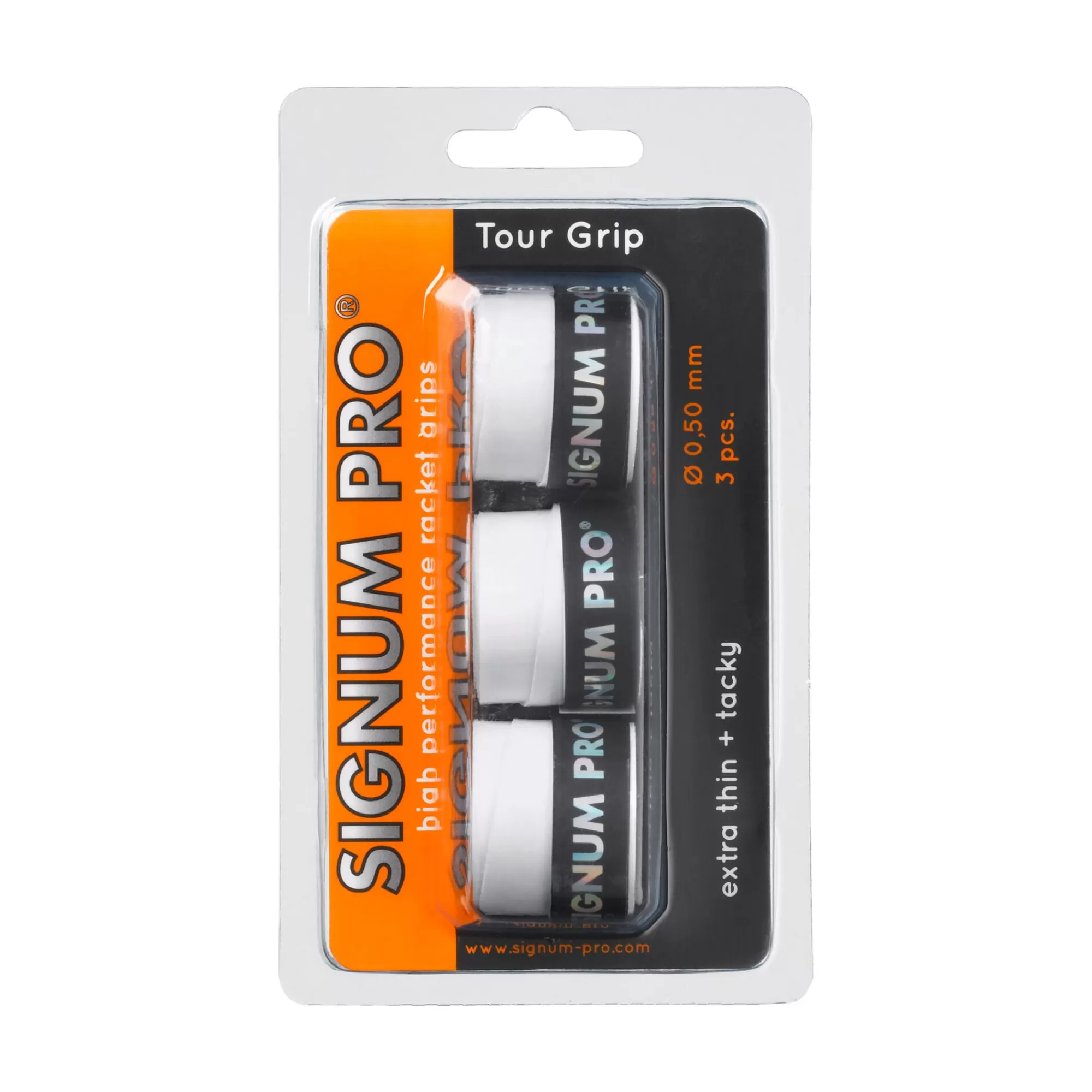 Tour Grip 3 Pack - White>Signum Pro Sale