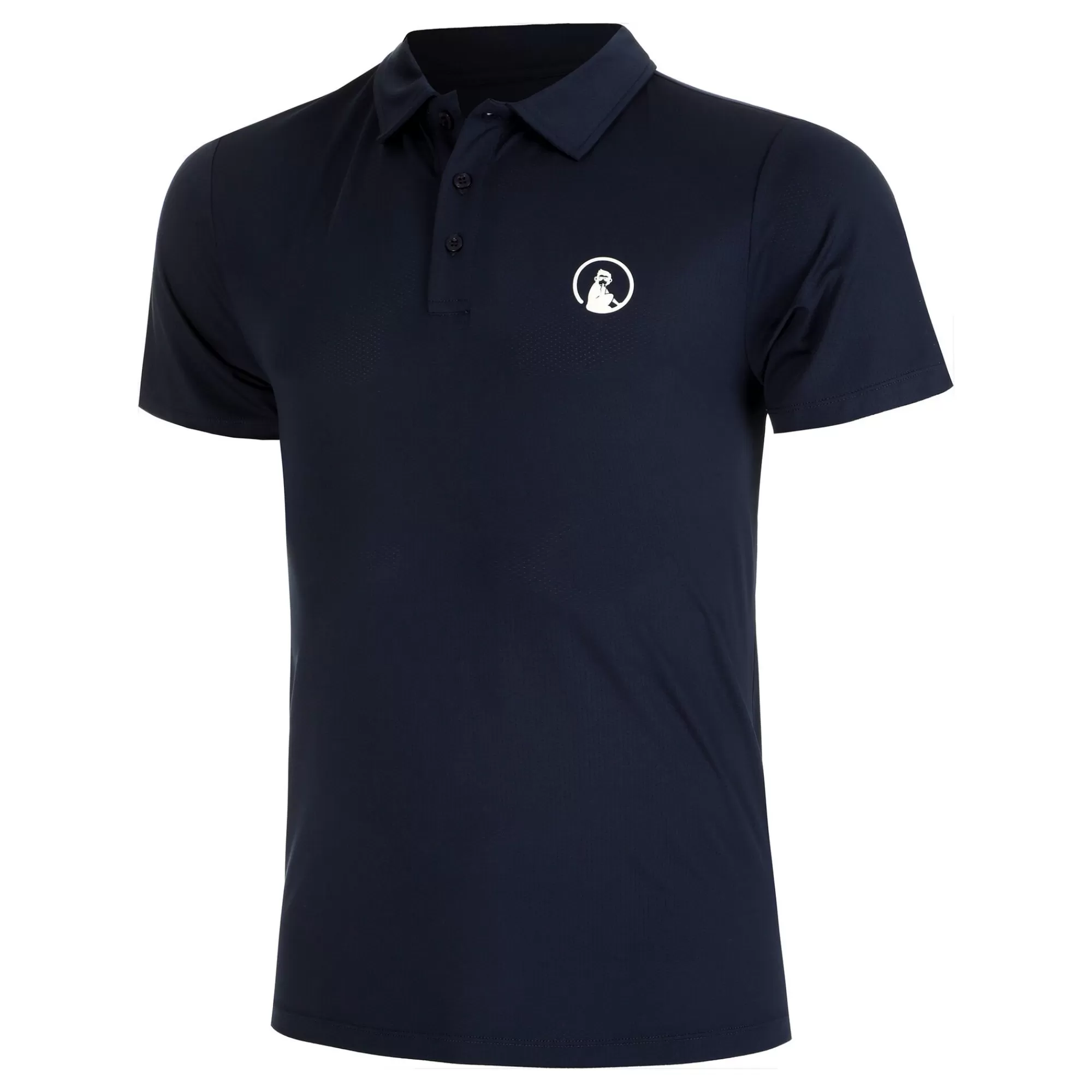 Tournament Polo Men - Dark Blue>Quiet Please Fashion