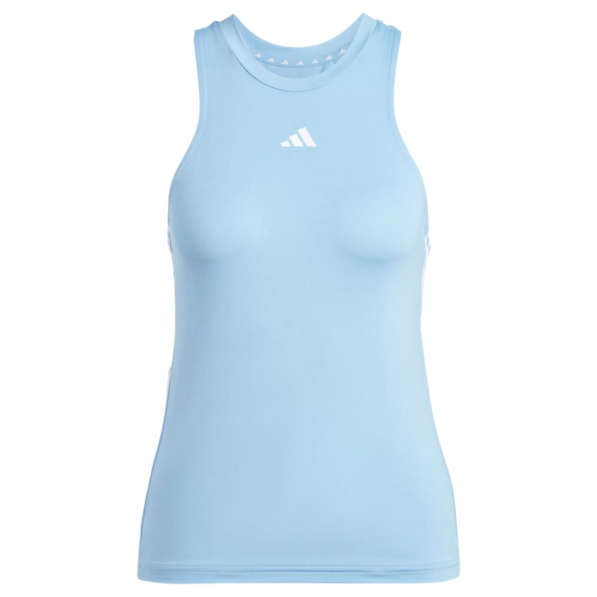 Training Essential 3 Stripes Tank Top Women - Blue, White>adidas Fashion