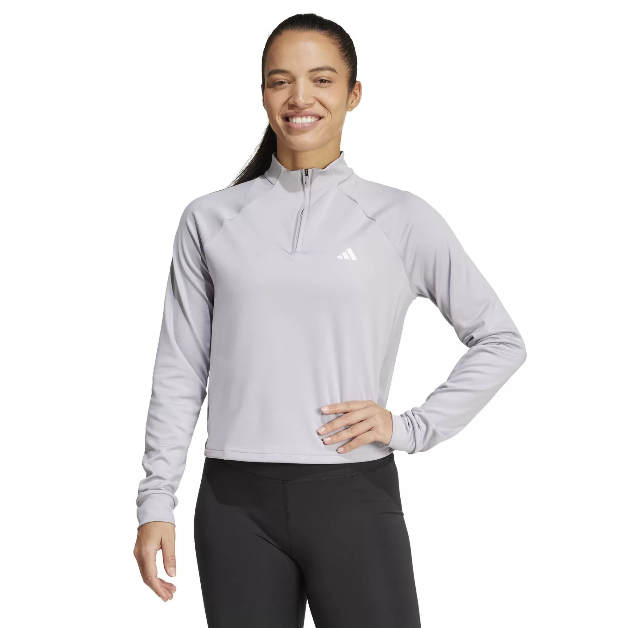 Training Essential 1/4 Zip Long Sleeve Women ->adidas Best Sale