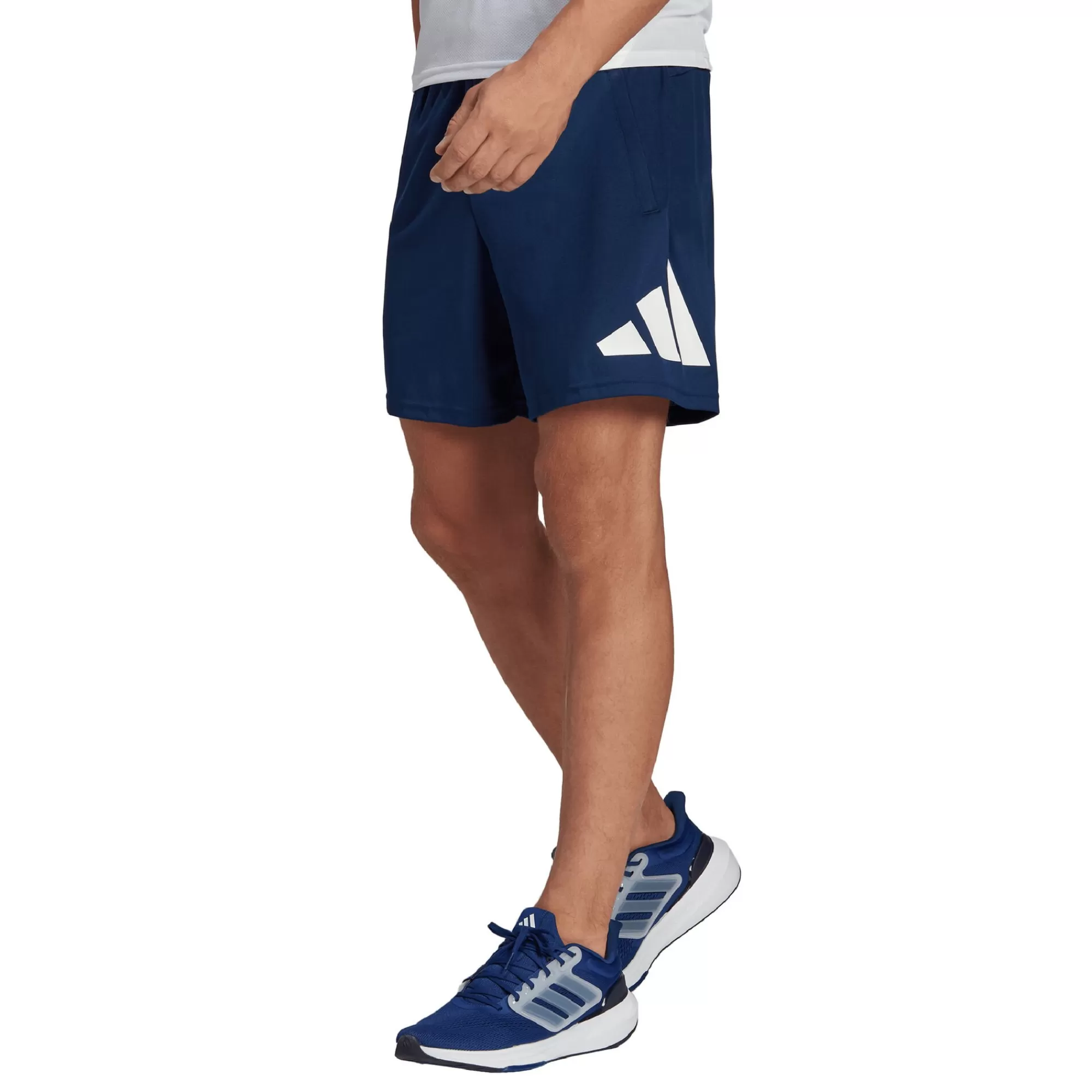 Training Essential Logo Shorts Men - Dark Blue>adidas Discount