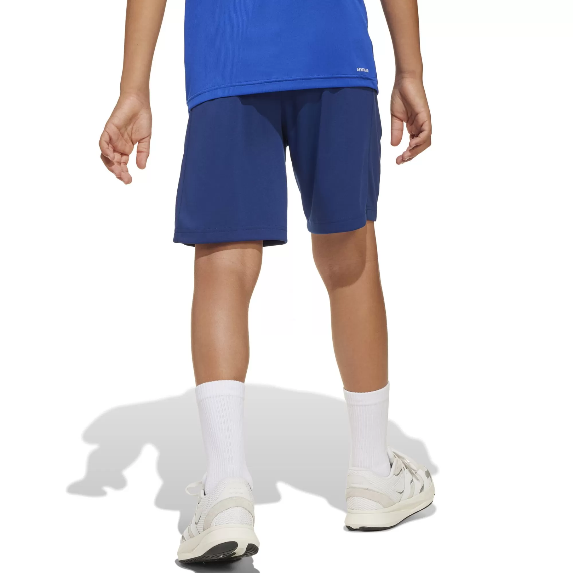 Training Essentials Logo Regular Fit Shorts Kids - Dark Blue>adidas Cheap