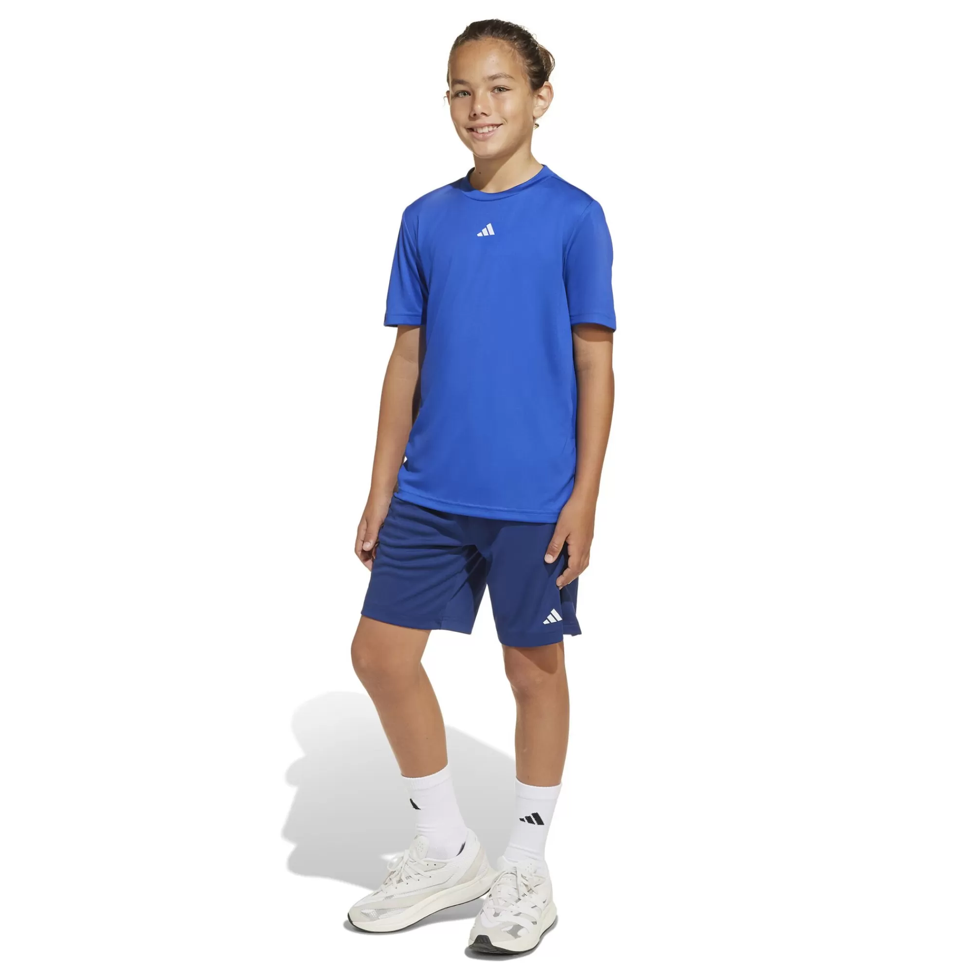 Training Essentials Logo Regular Fit Shorts Kids - Dark Blue>adidas Cheap