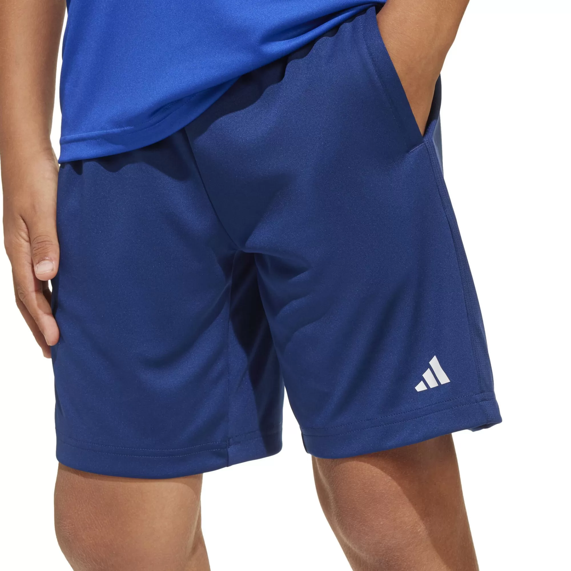 Training Essentials Logo Regular Fit Shorts Kids - Dark Blue>adidas Cheap