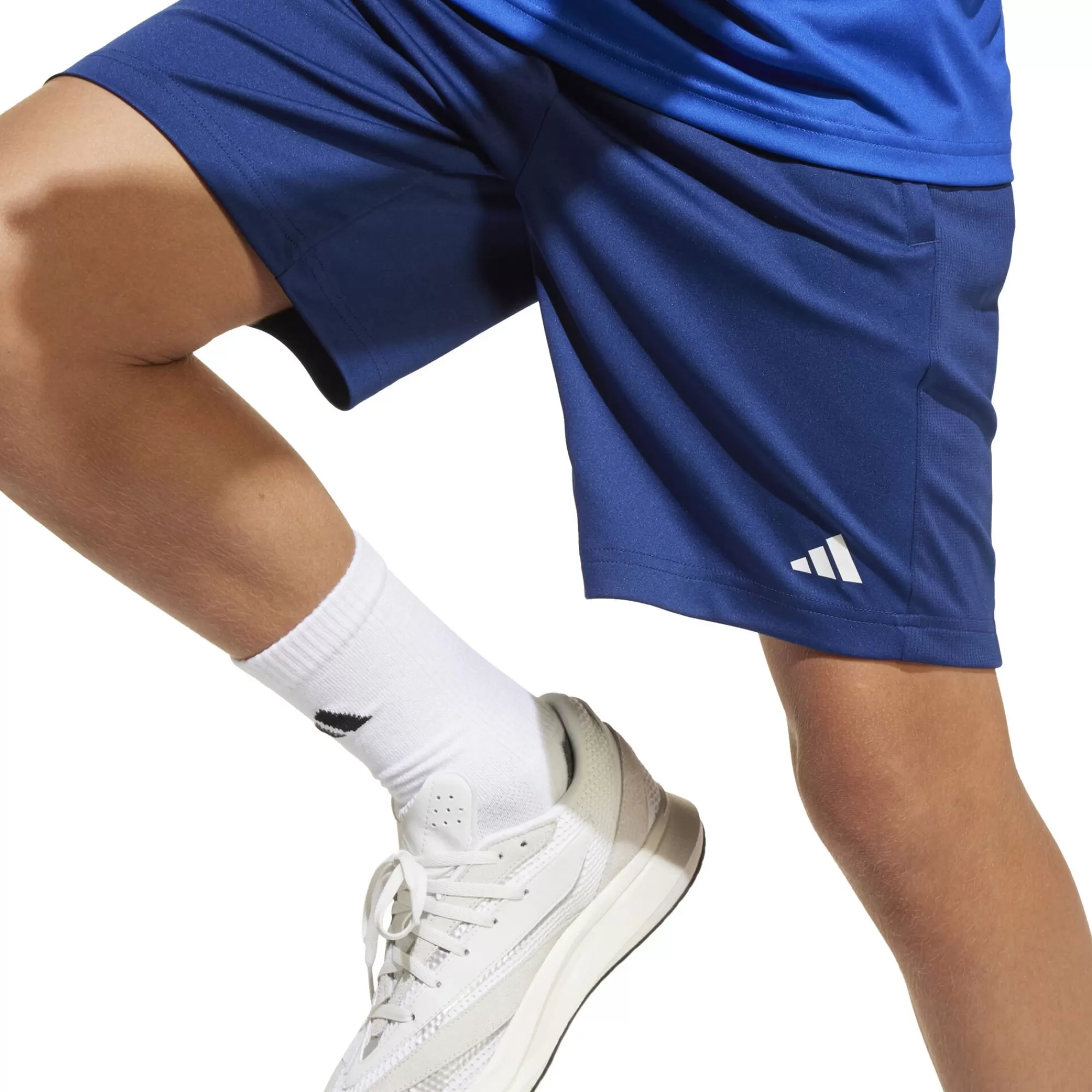 Training Essentials Logo Regular Fit Shorts Kids - Dark Blue>adidas Cheap